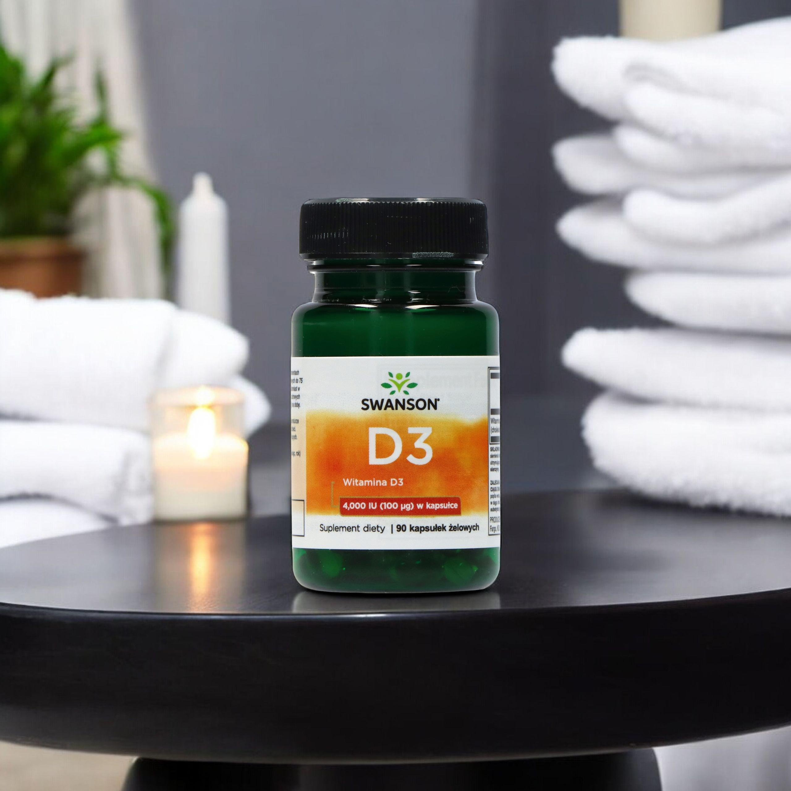 SWANSON Vitamin D3 4000IU - 3x 90softgels