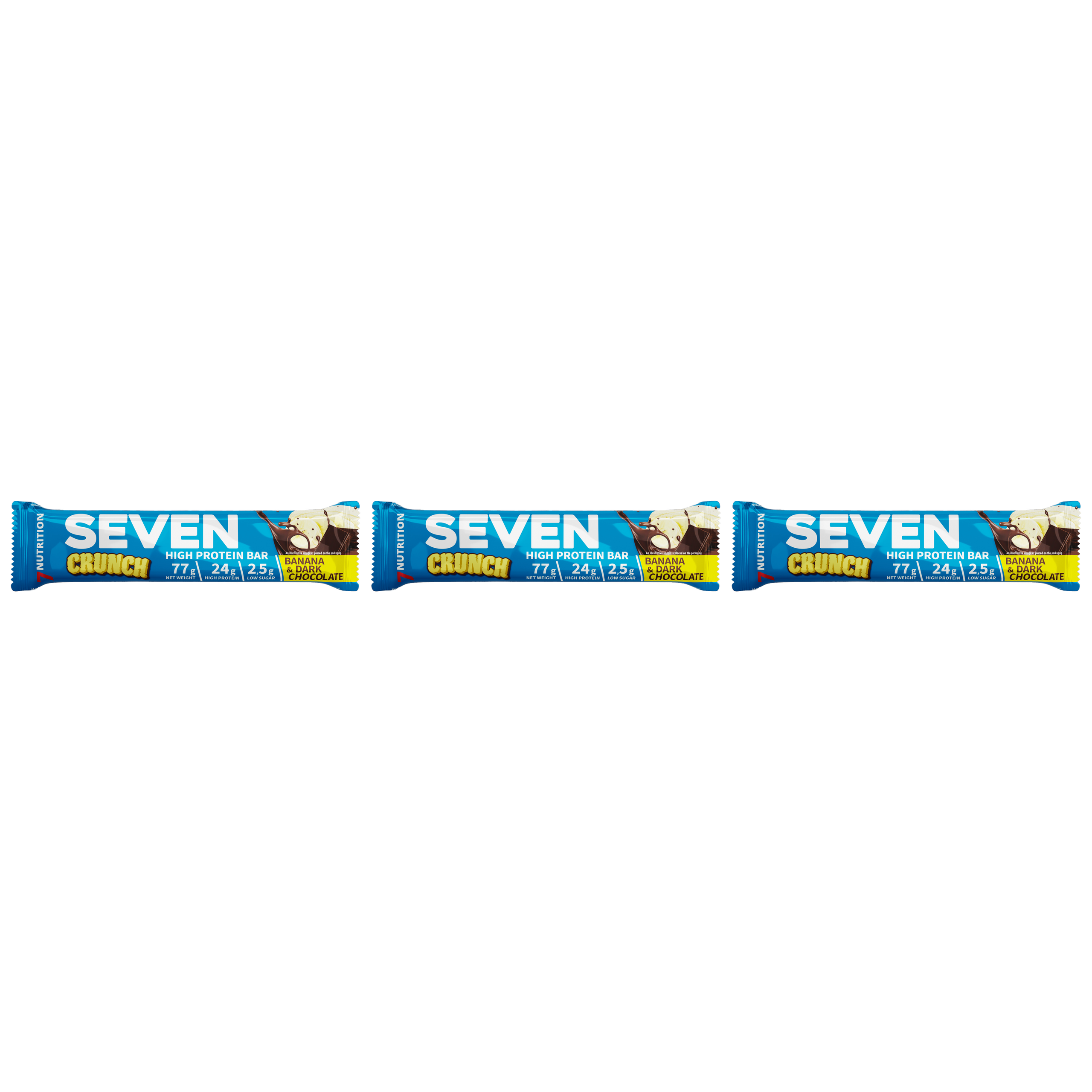 7 NUTRITION Seven Crunch HP Bar - 3x 77g