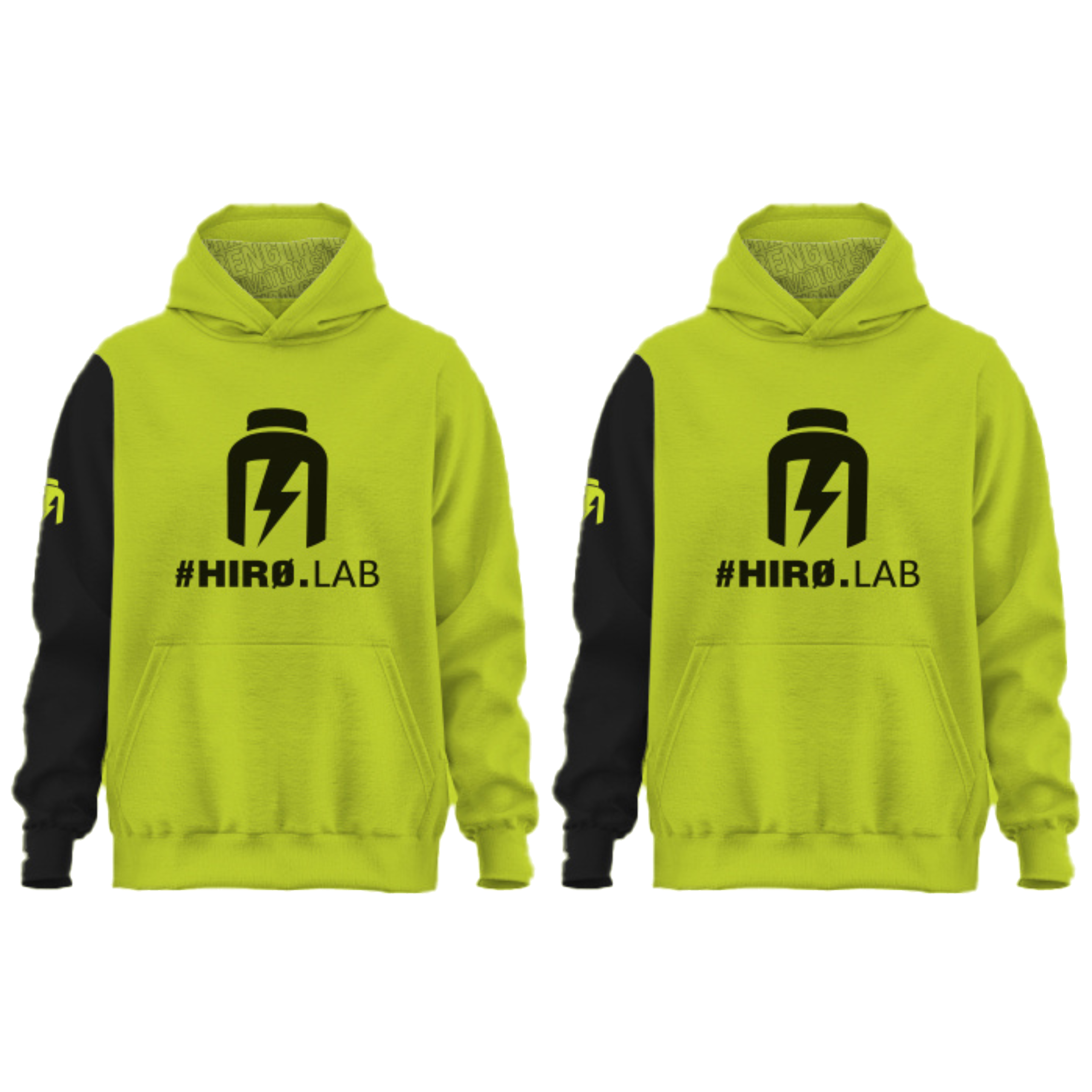 HIRO.LAB Bluza z kapturem HIRO NEE - Zielona - 2x S