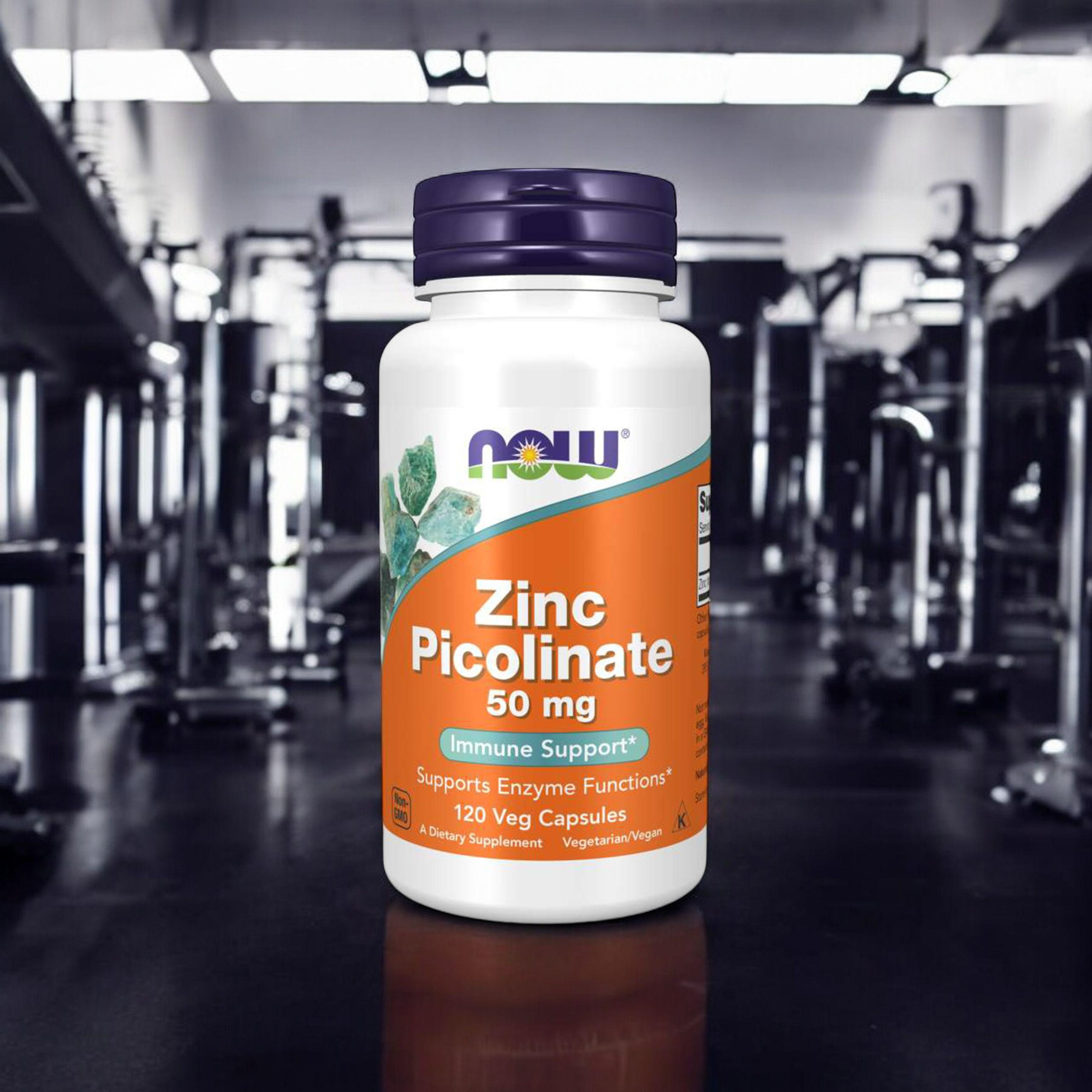 NOW Zinc Picolinate 50mg - 3x 120vegcaps