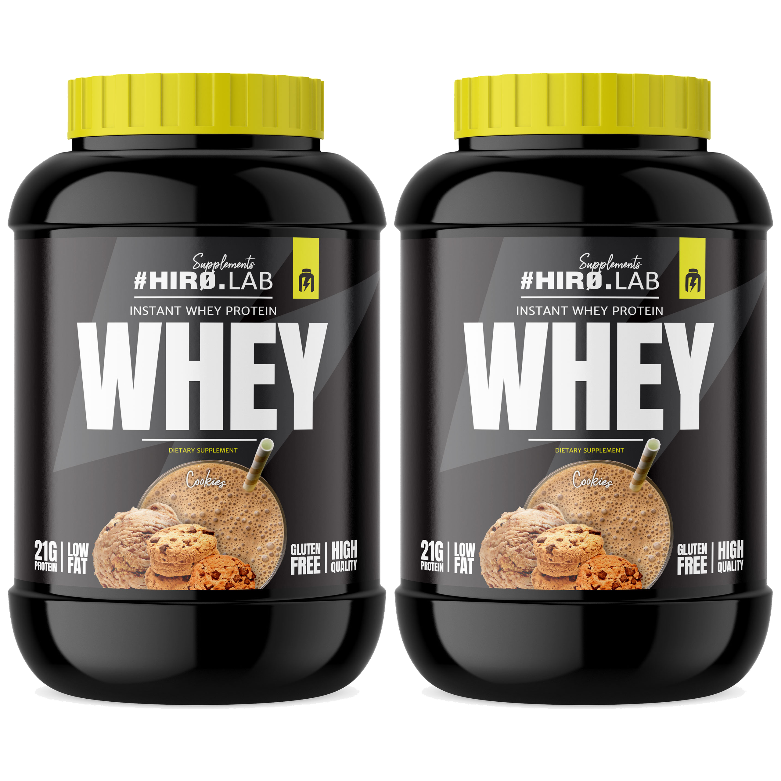 HIRO.LAB Instant Whey Protein - 2x 2000g