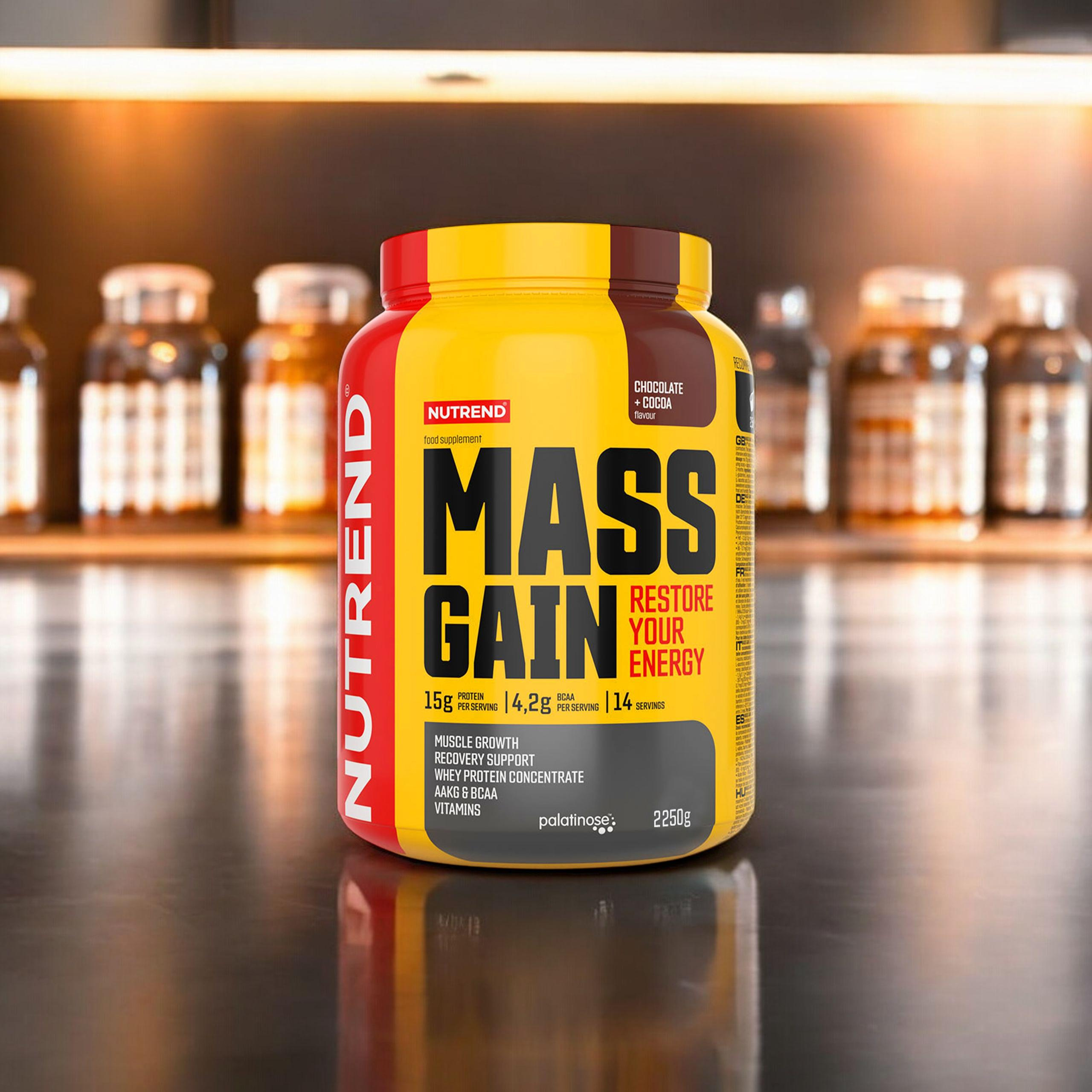 NUTREND Mass Gain - 2x 2100g - Chocolate + Cocoa