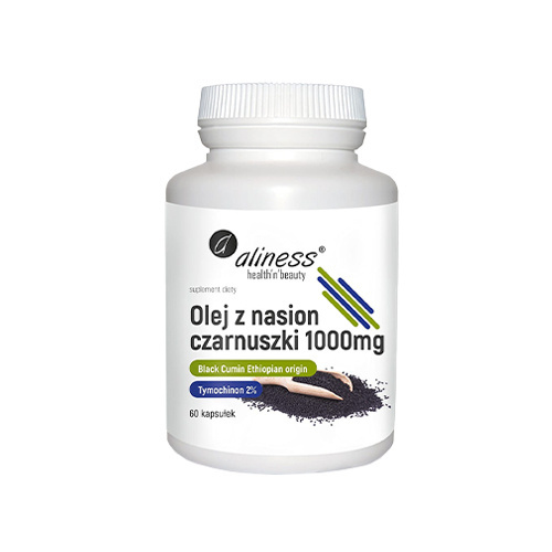 ALINESS Olej z nasion czarnuszki 2% 1000 mg - 2x 60caps