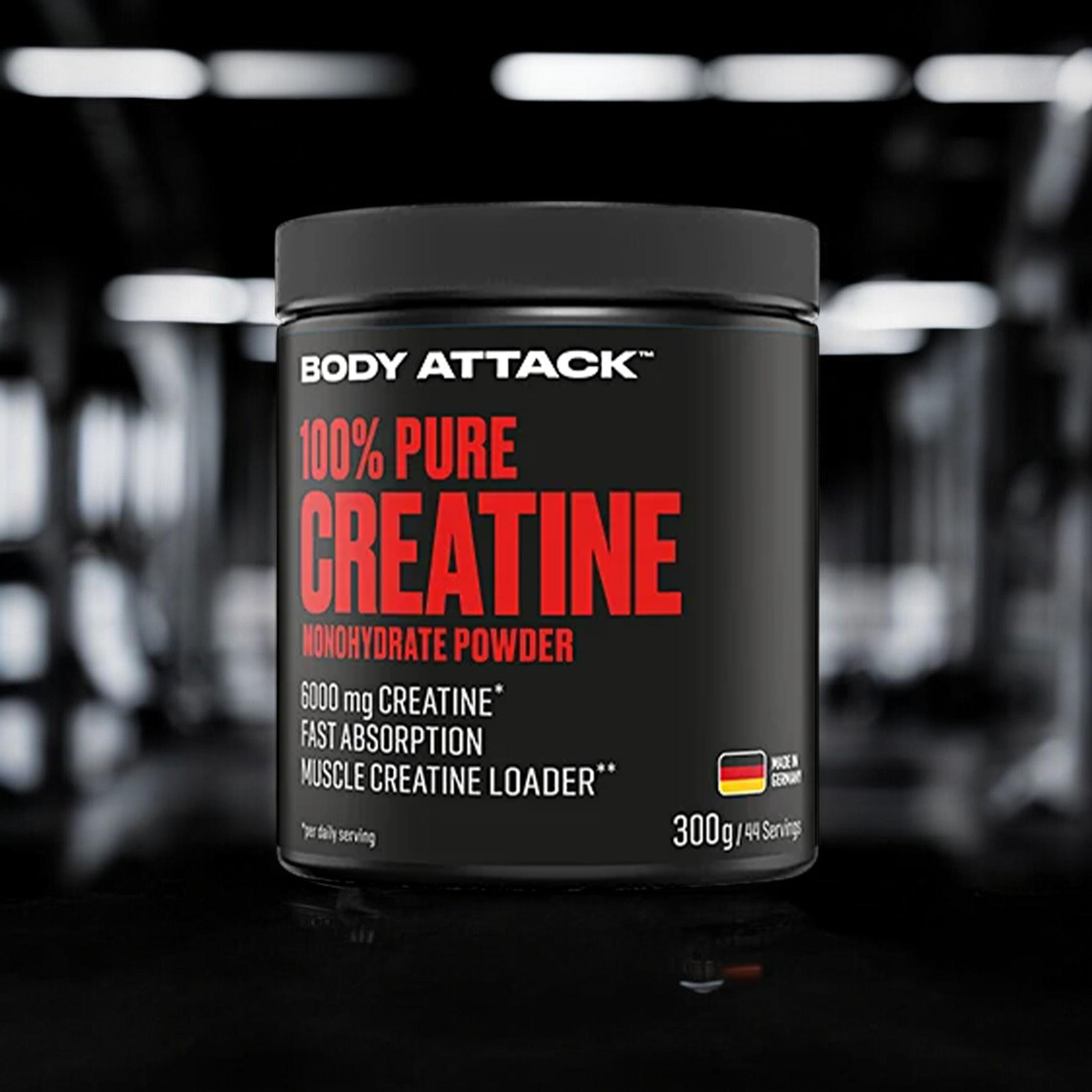BODY ATTACK 100% Pure Creatine - 300g - Natural
