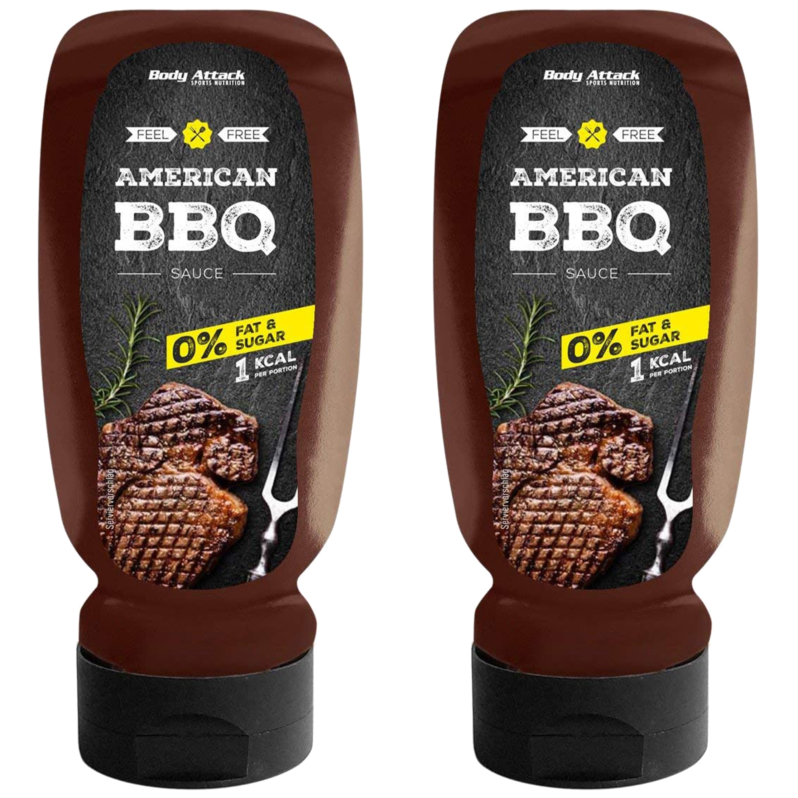 BODY ATTACK American BBQ Sauce - 2x 320ml