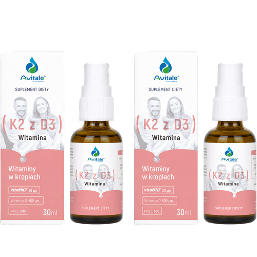 ALINESS - Avitale Witamina K2 z D3 - 2x 30ml