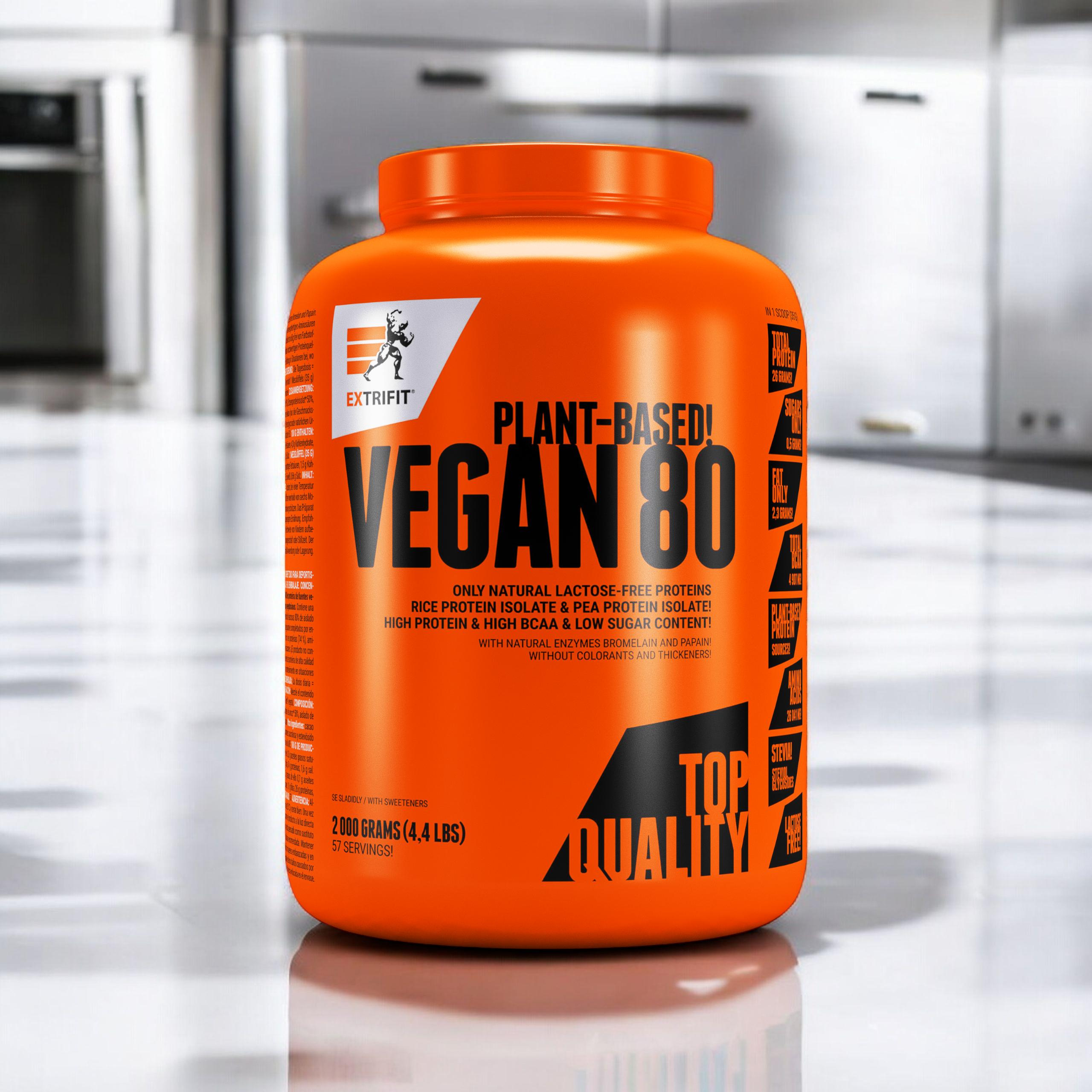 EXTRIFIT Vegan 80 - 3x 2000g