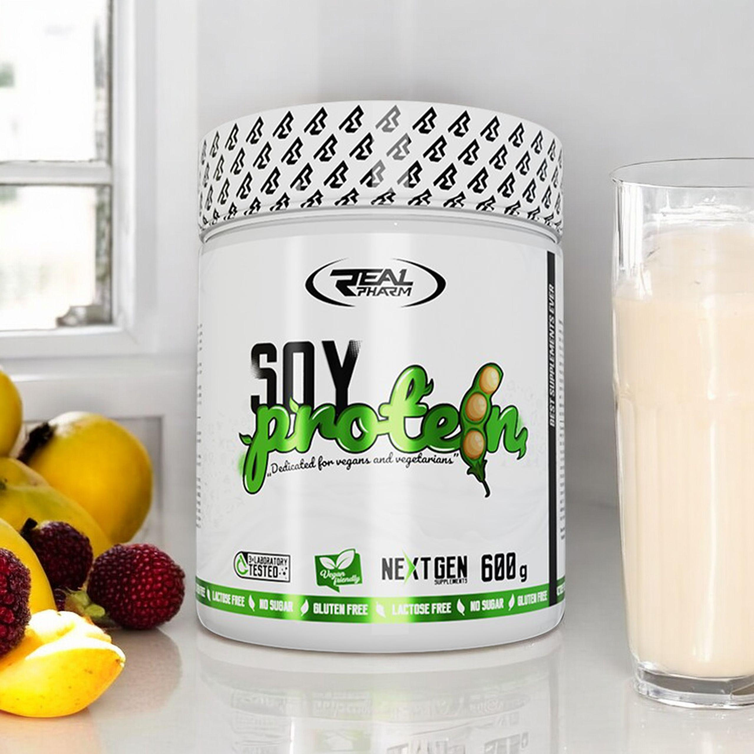 REAL PHARM Soy Protein - 2x 600g