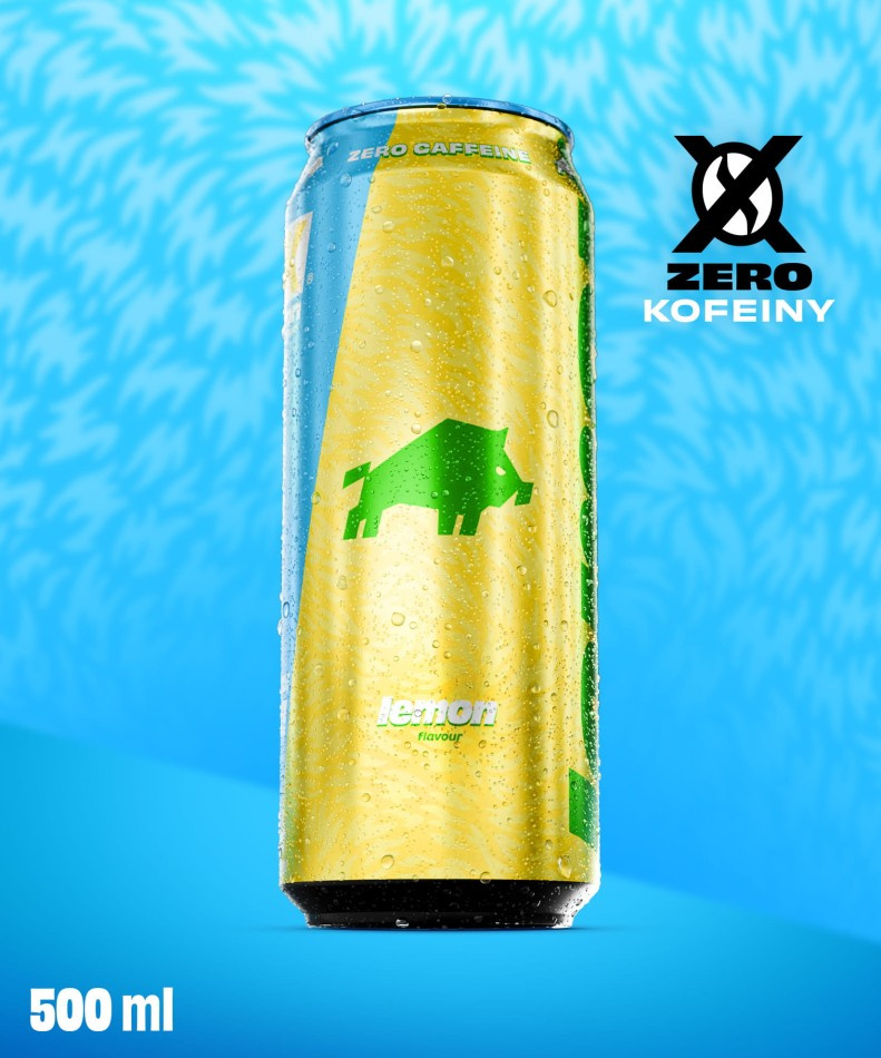 DZIK - Dzik Energy Zero - 2x 500ml - Lemon