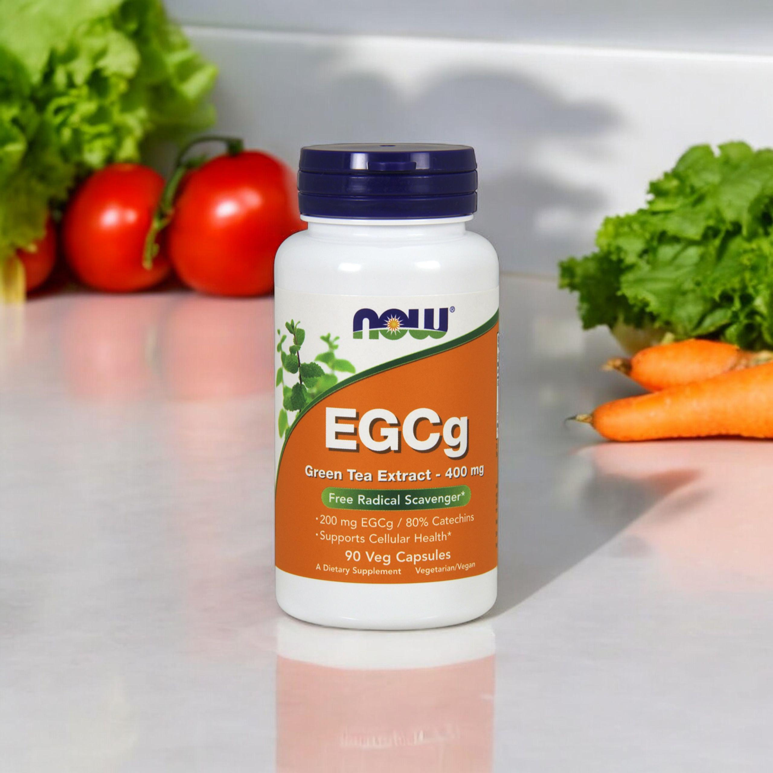 NOW EGCg Green Tea Extract 400mg - 3x 90vcaps