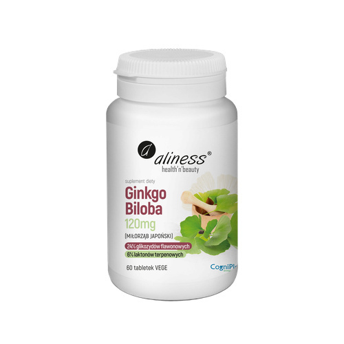 ALINESS - Ginkgo Biloba 120mg - 60vtabs.