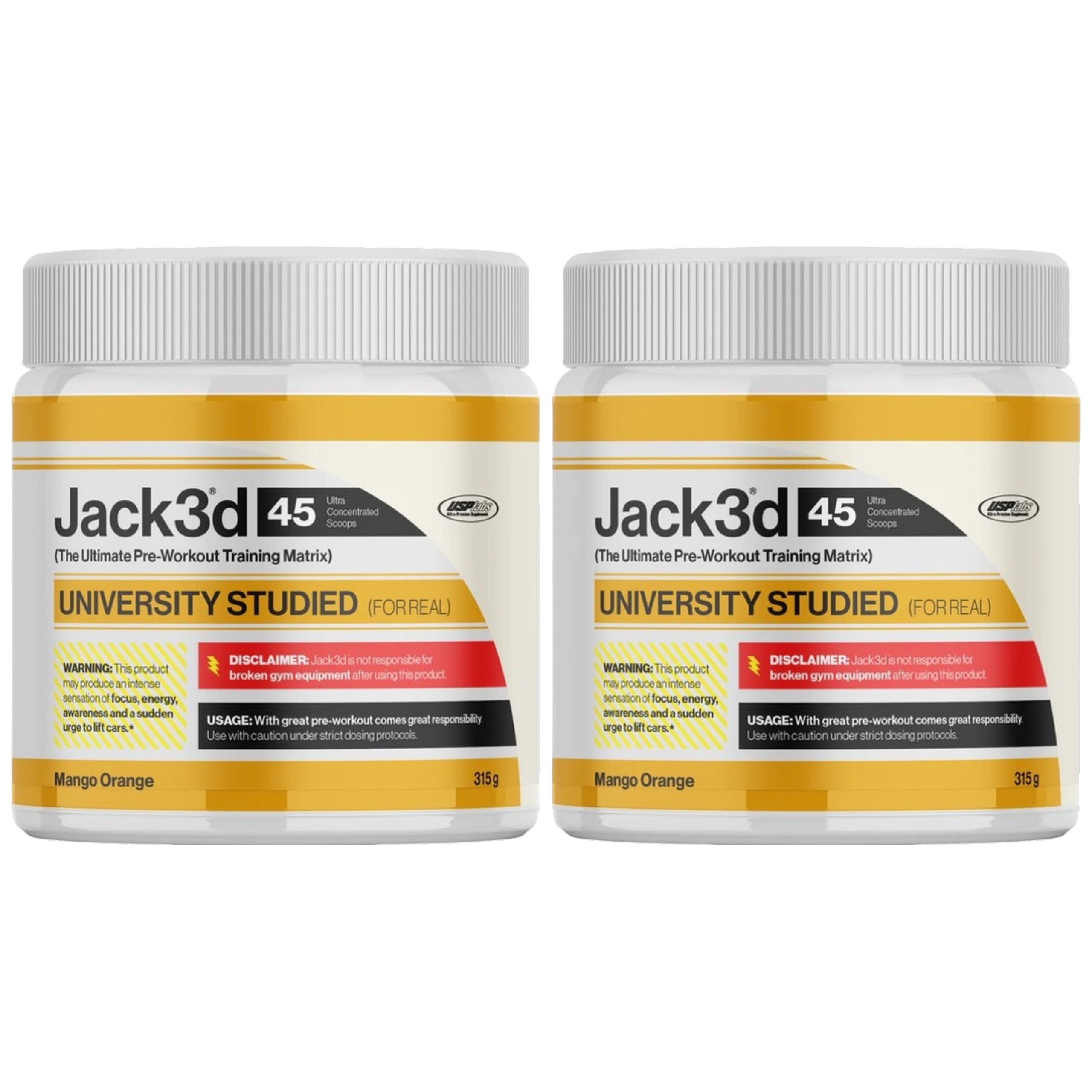 USP LABS - Jack3d Advanced Preworkout - 2x 315g