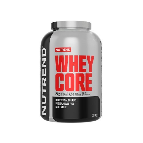 NUTREND Whey Core - 1800g - Strawberry - WYPRZEDAŻ - 18-10