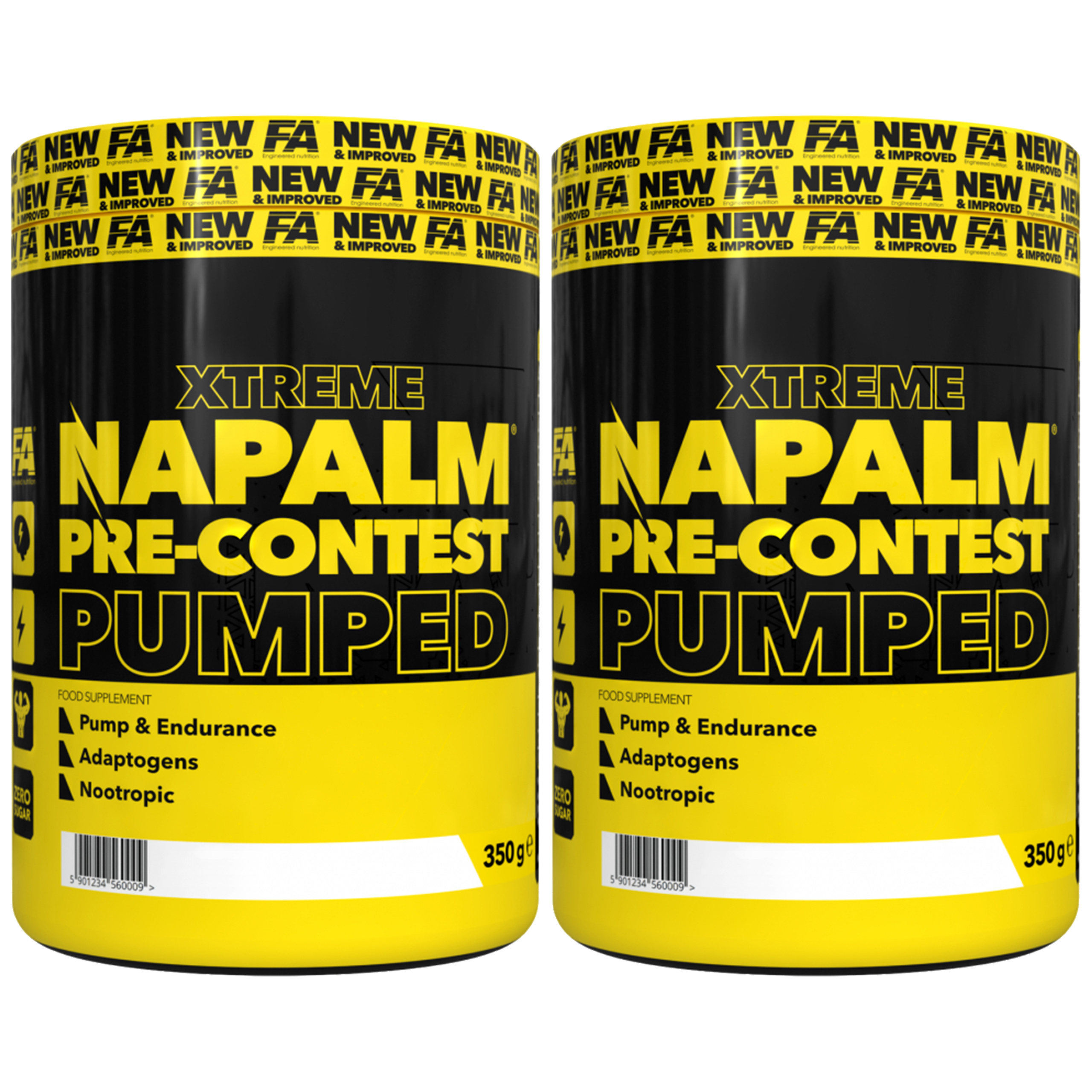 FITNESS AUTHORITY Napalm Pre-Contest Pumped - 2x 350g