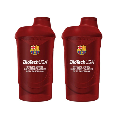 BIOTECH - Shaker Biotech FC Barcelona - 2x 600ml - Red