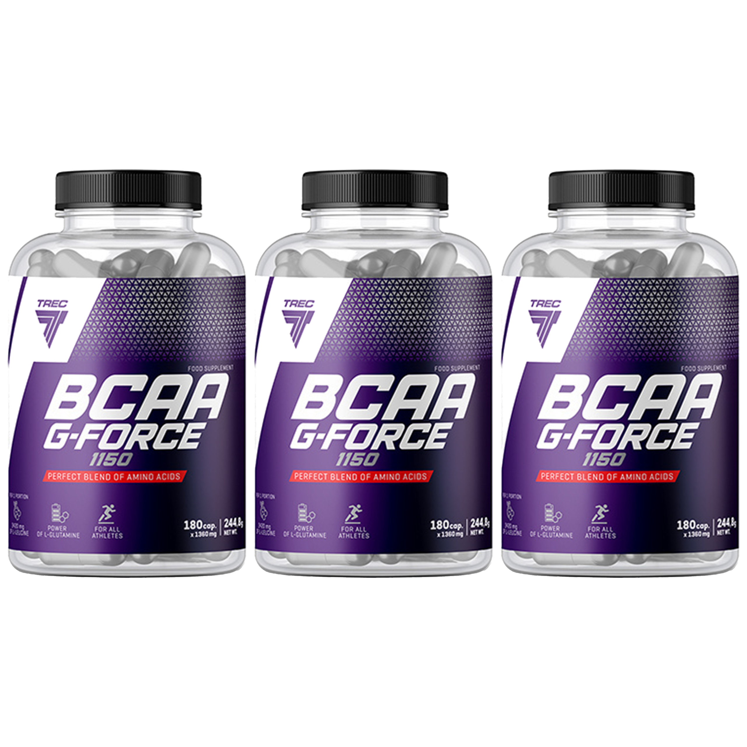 TREC BCAA G-Force - 3x 180caps