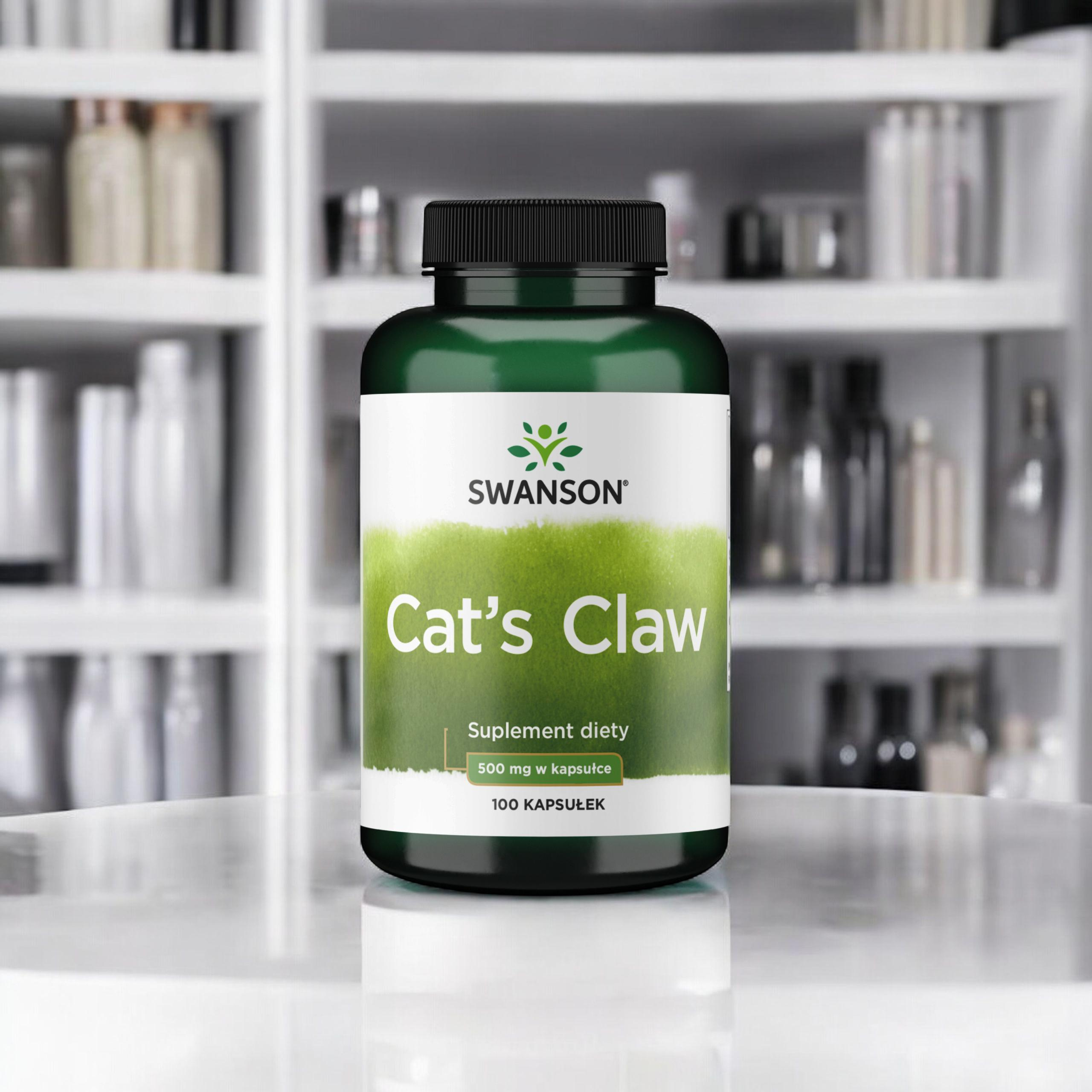 SWANSON Cat's Claw 500mg - 100caps (Koci Pazur)