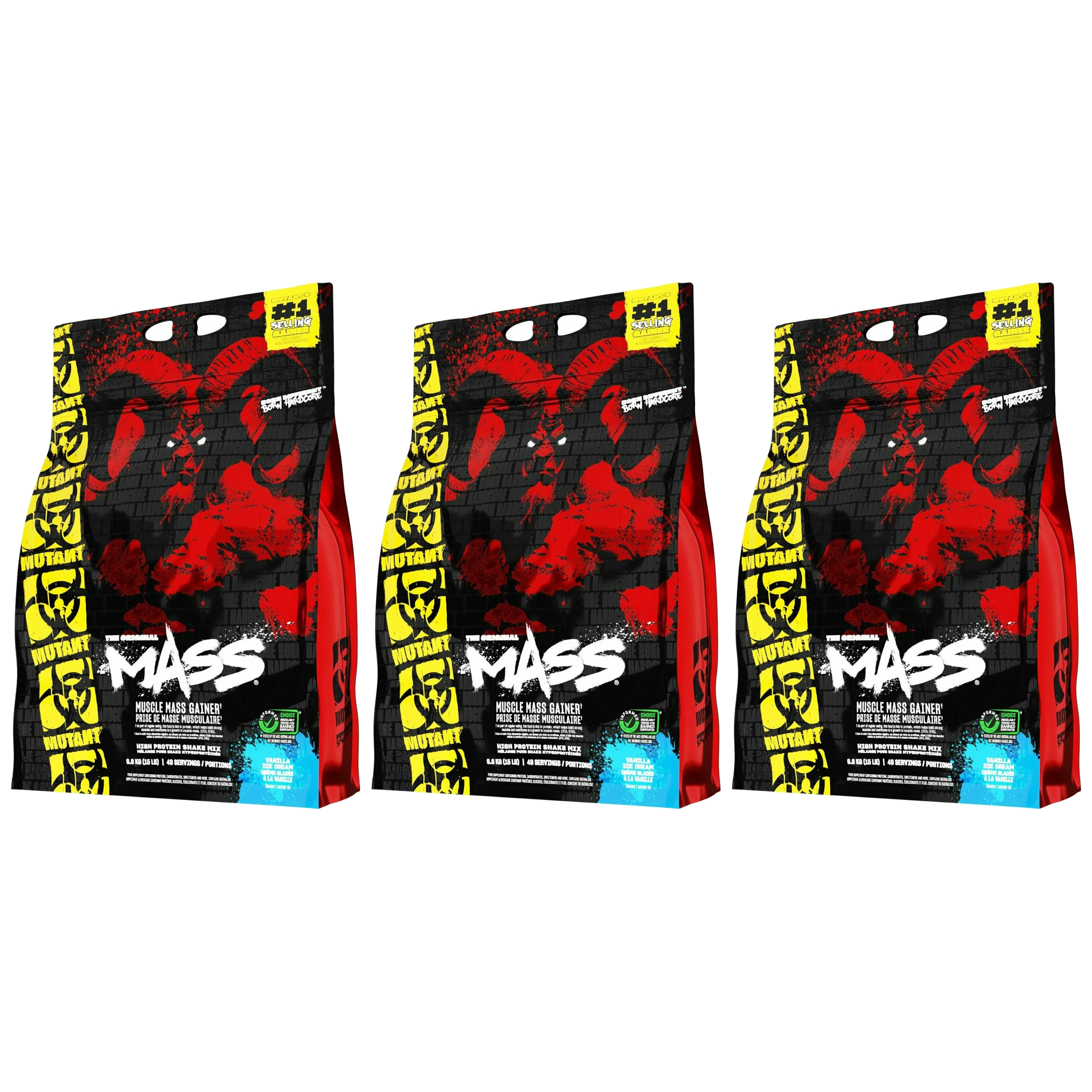 MUTANT Mutant Mass - 3x 6800g