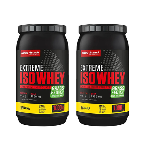 BODY ATTACK Extreme Iso Whey - 2x 1000g