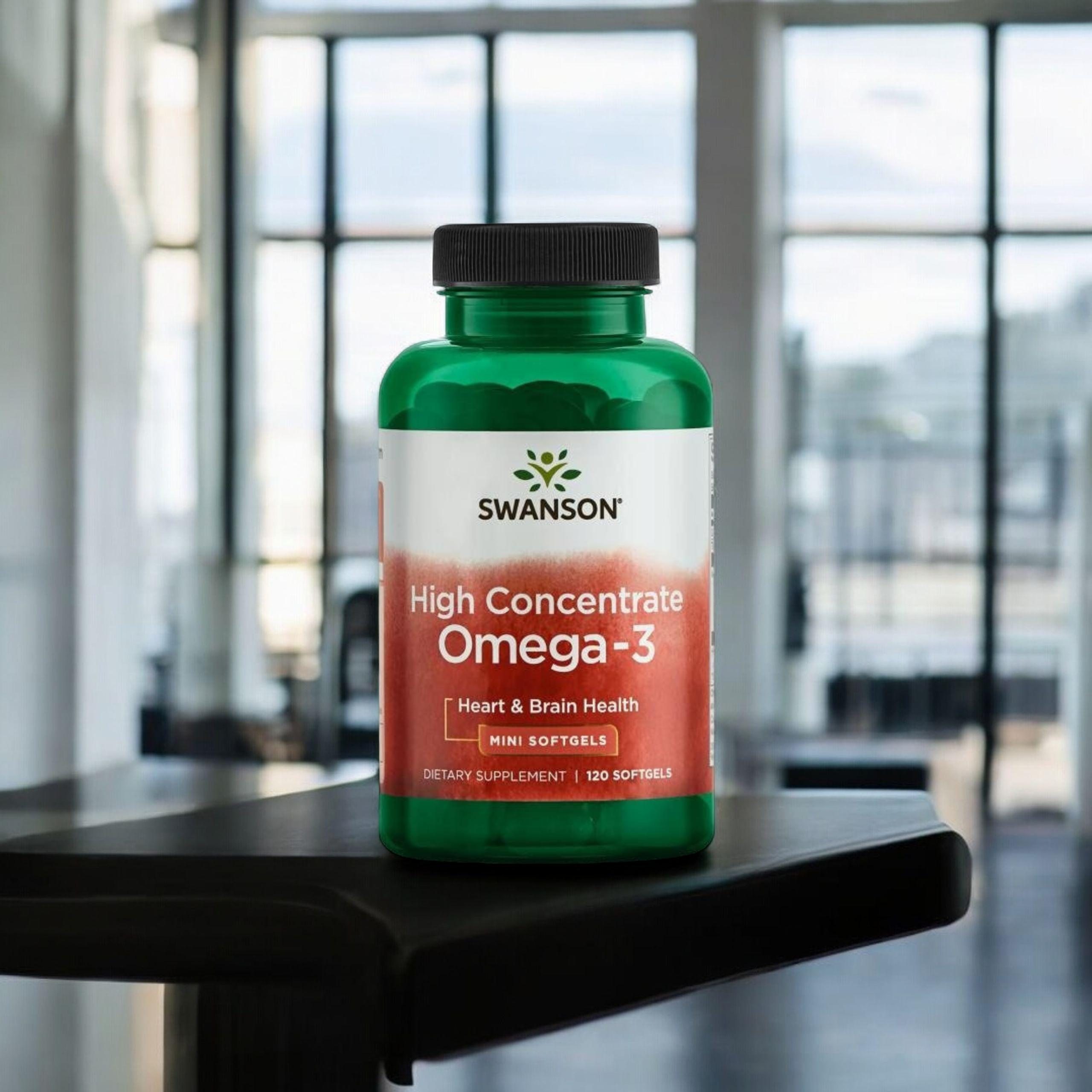 SWANSON Omega 3 High Concentrate - 2x 120softgels