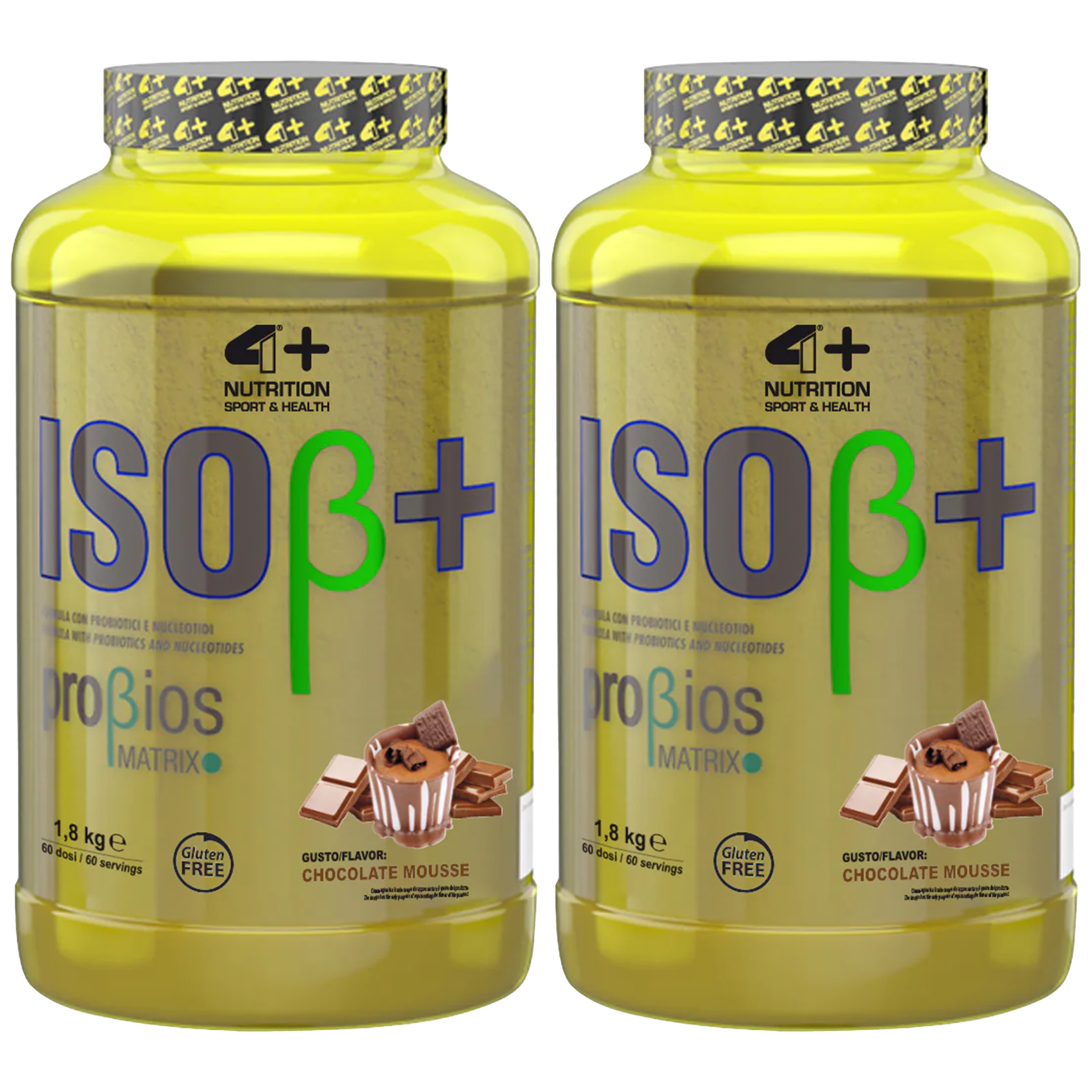 4+ NUTRITION ISO+ Probiotics - 2x 1800g