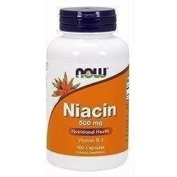 NOW Niacin 500mg - 100caps