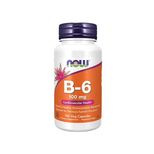 NOW Vitamin B-6 - 3x 100vcaps