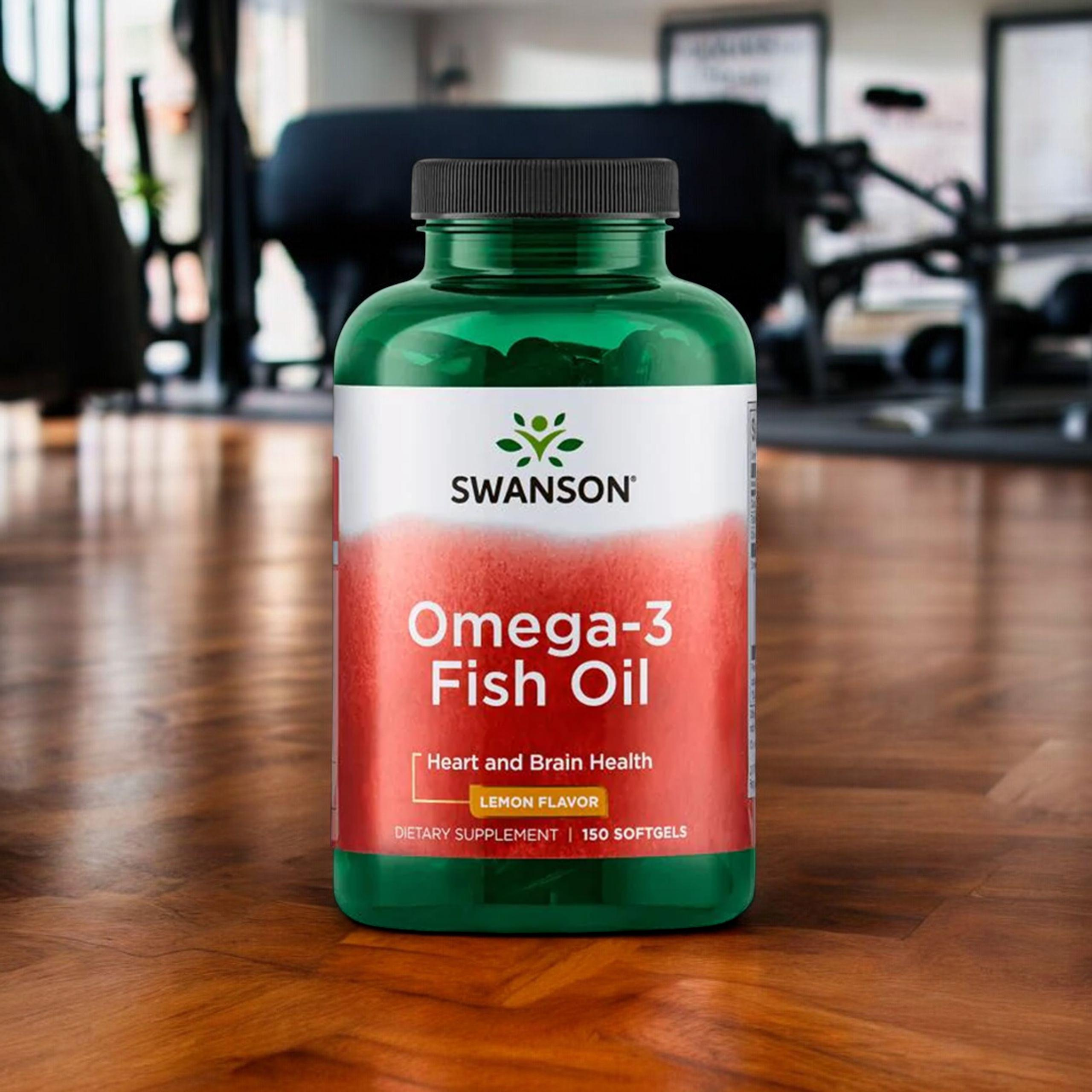 SWANSON Omega-3 Fish Oil - 3x 150softgels