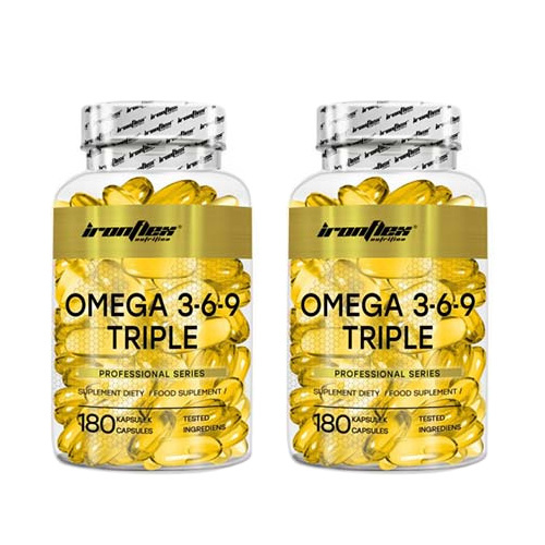 IronFlex Omega 3-6-9 Triple - 2x 180caps.