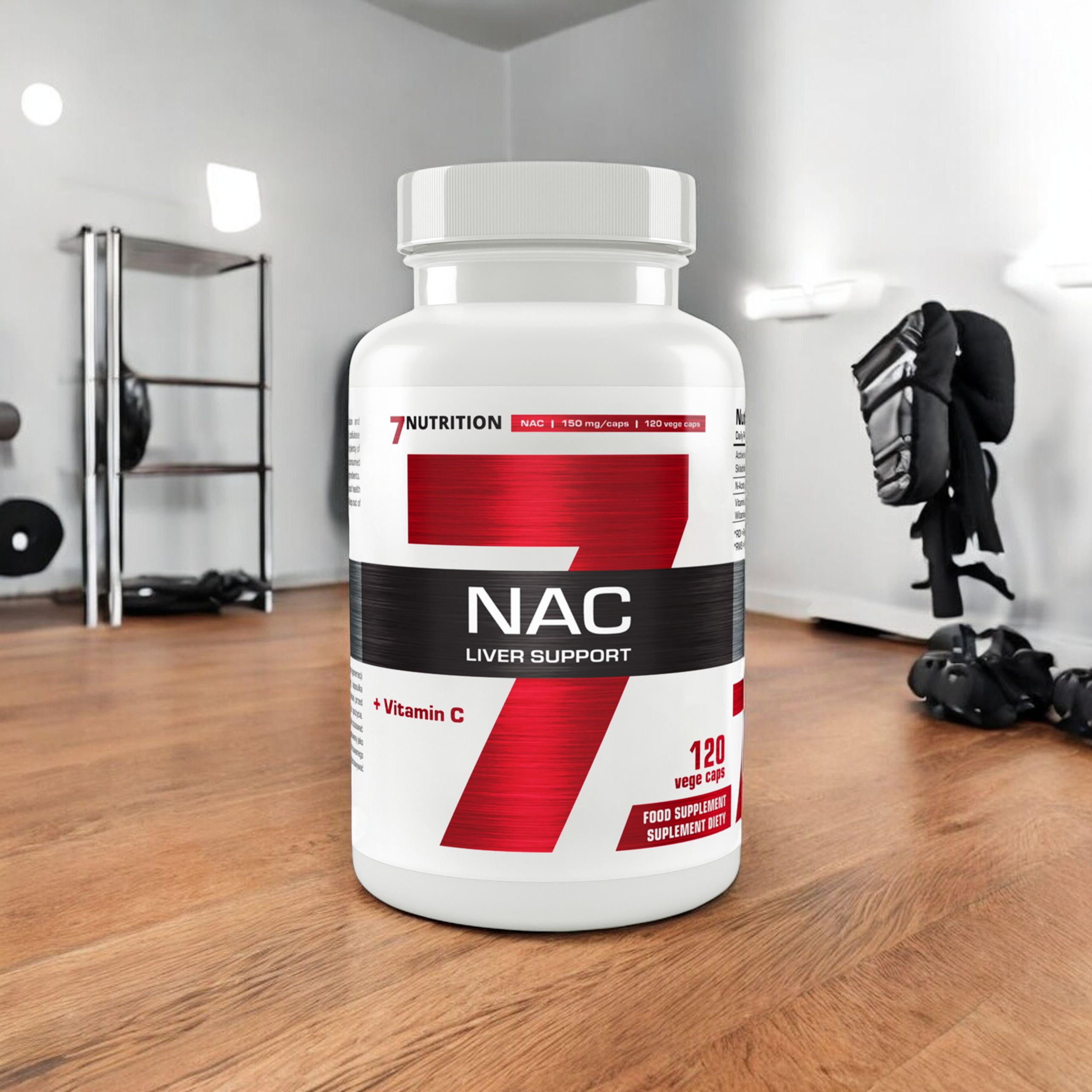 7 NUTRITION NAC + Vitamin C - 2x 120vcaps