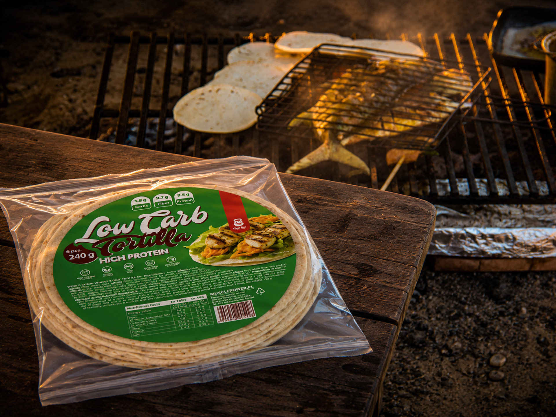 CHEAT MEAL - Tortilla Low Carb - 6x 40g x3