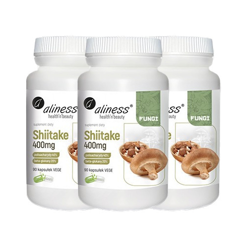 ALINESS - Shiitake 400mg - 3x 90vcaps.