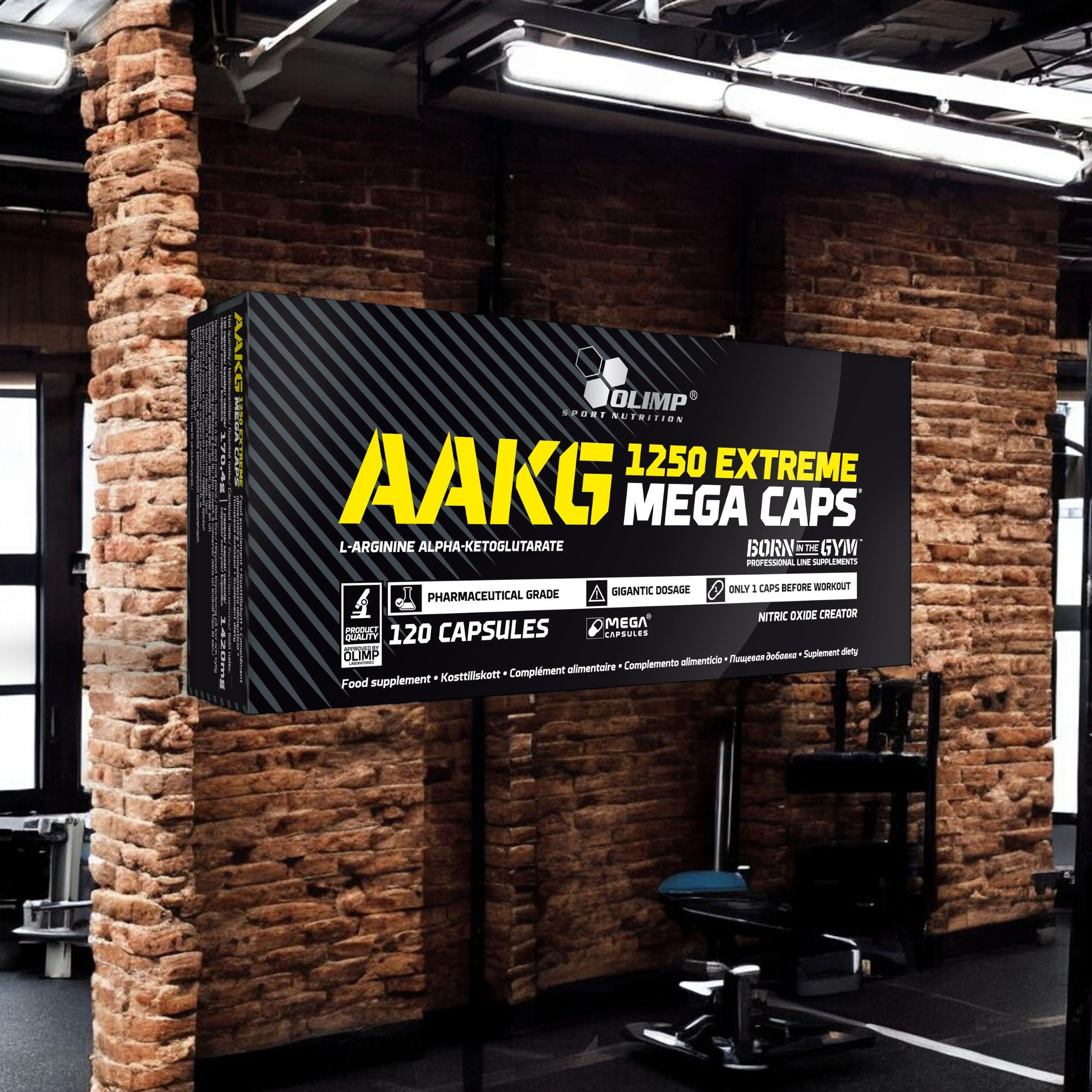OLIMP AAKG 1250 Extreme Mega Caps - 2x 120caps