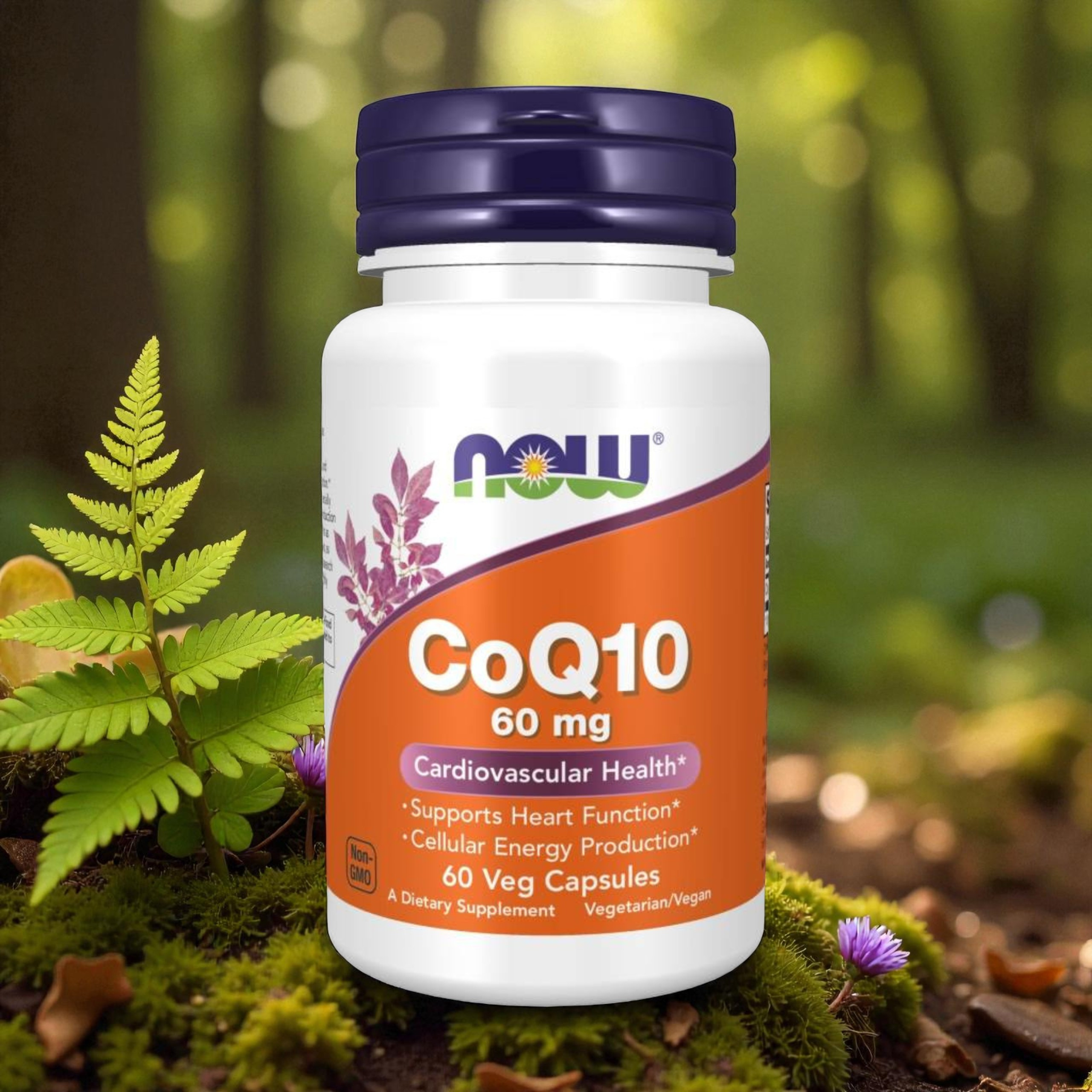NOW - CoQ10 60mg - 3x 60vcaps.