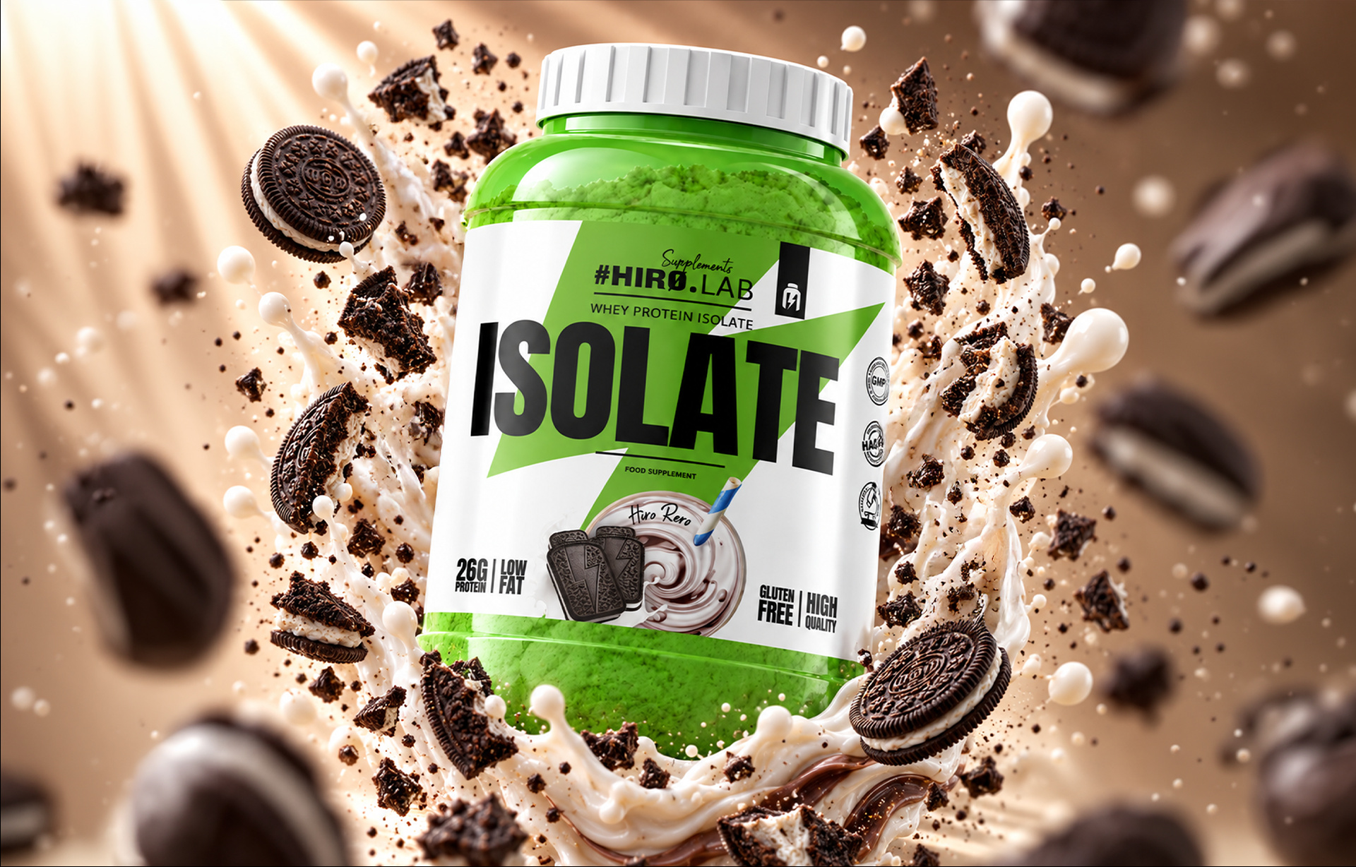 HIRO.LAB Whey Protein Isolate - 3x 1800g