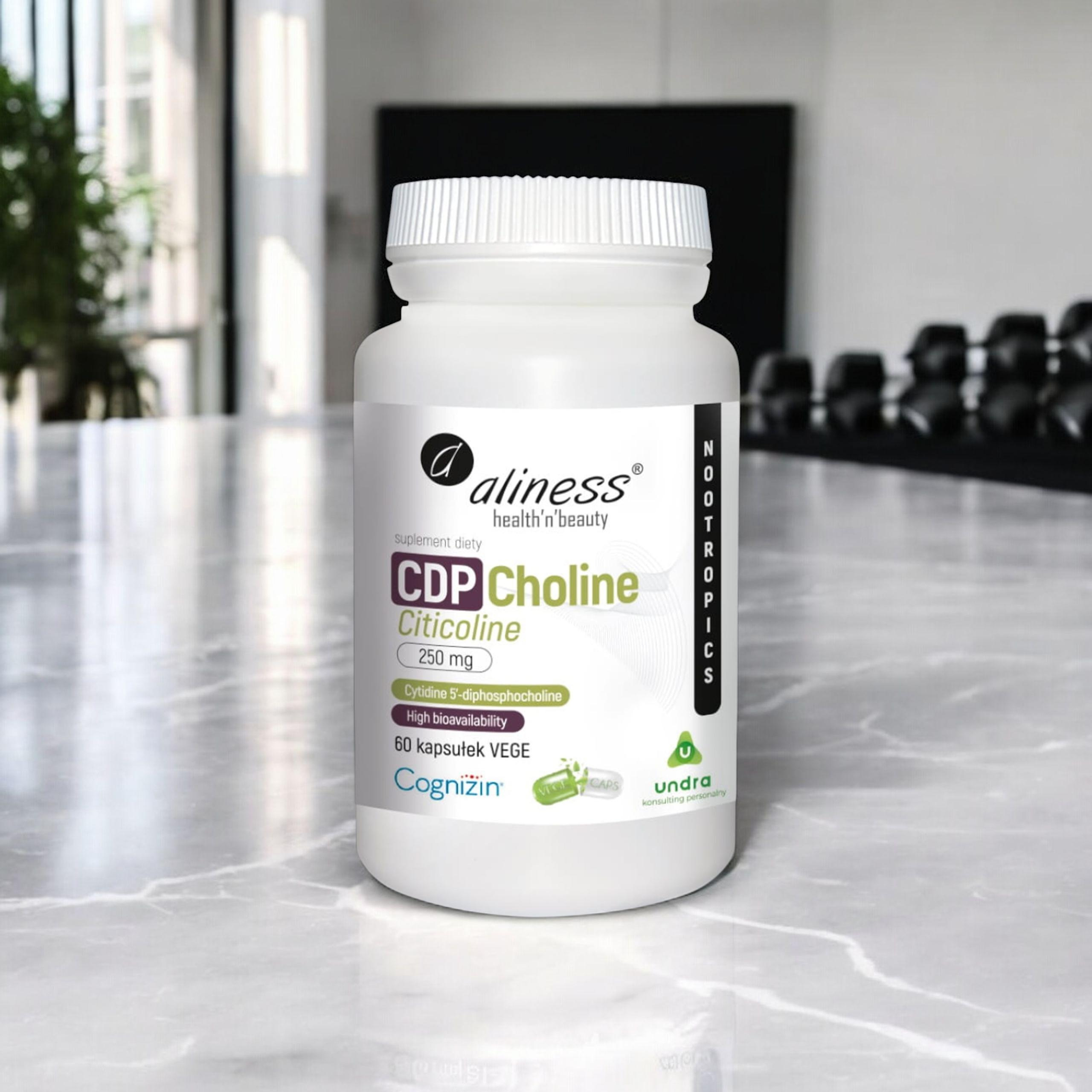 Aliness CDP Choline 250mg - 2x 60vcaps.