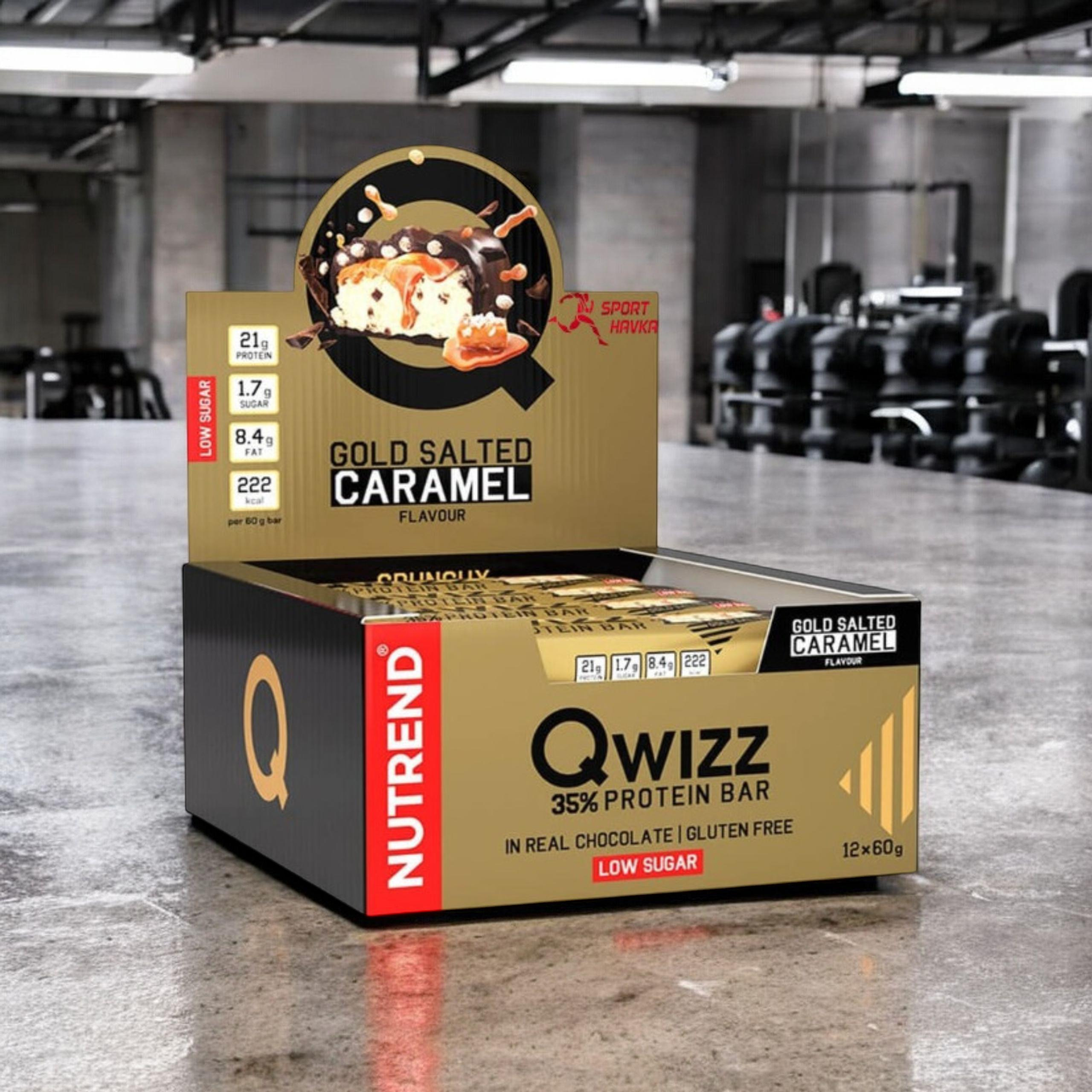NUTREND - Baton QWIZZ Protein Bar - 24x 2x 60g