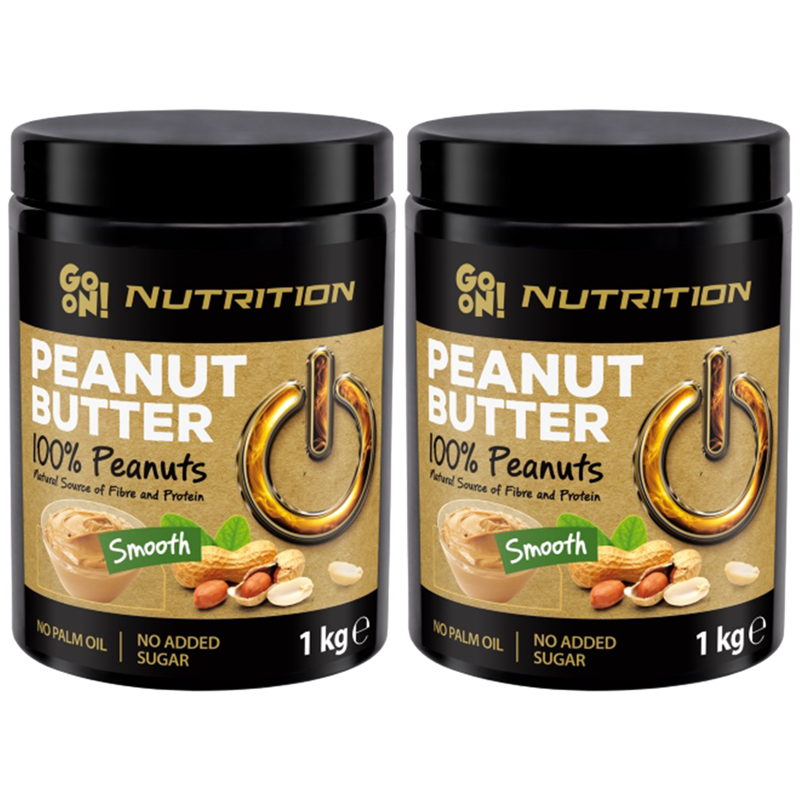 GO ON NUTRITION Peanut Cream - 100% Orzechów Arachidowych - 2x 1000g