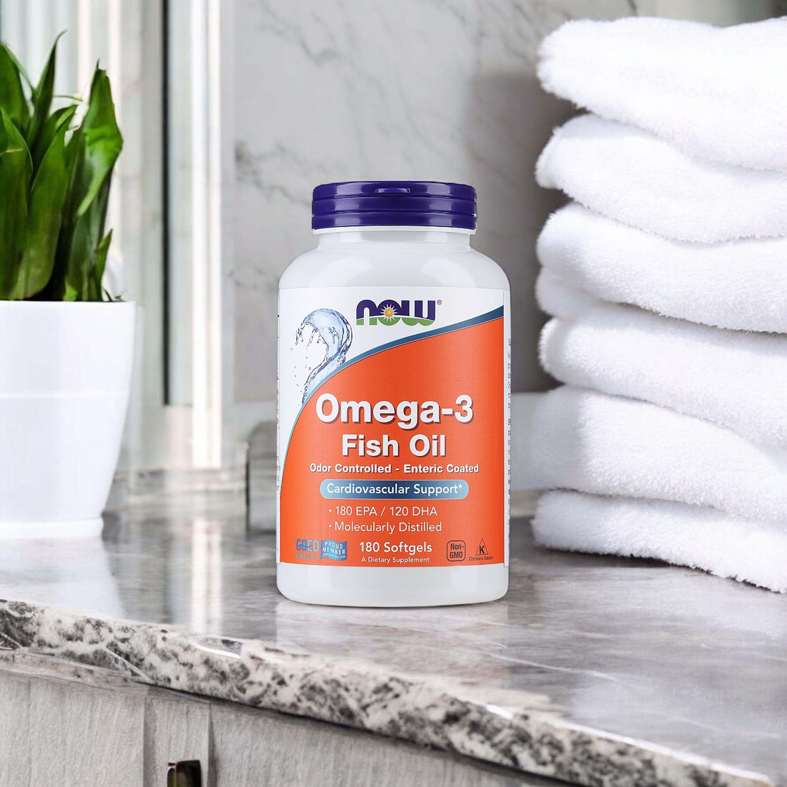 NOW Omega-3 180 EPA / 120 DHA - 3x 180softgels