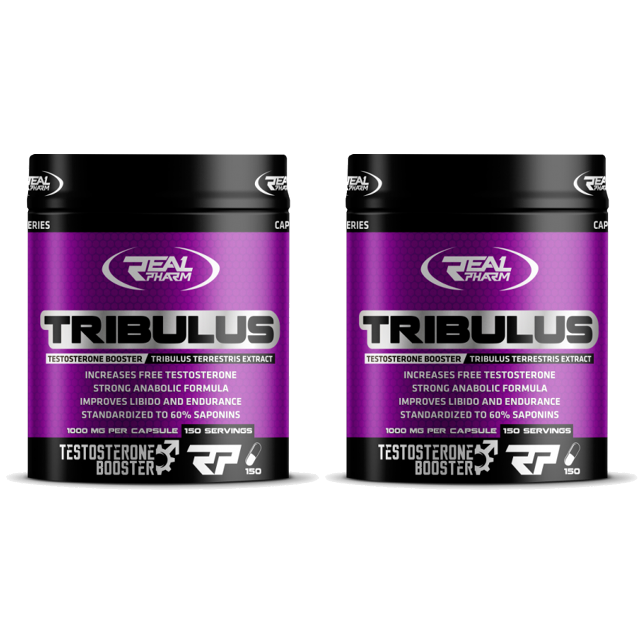 REAL PHARM Tribulus 1000mg - 2x 150caps