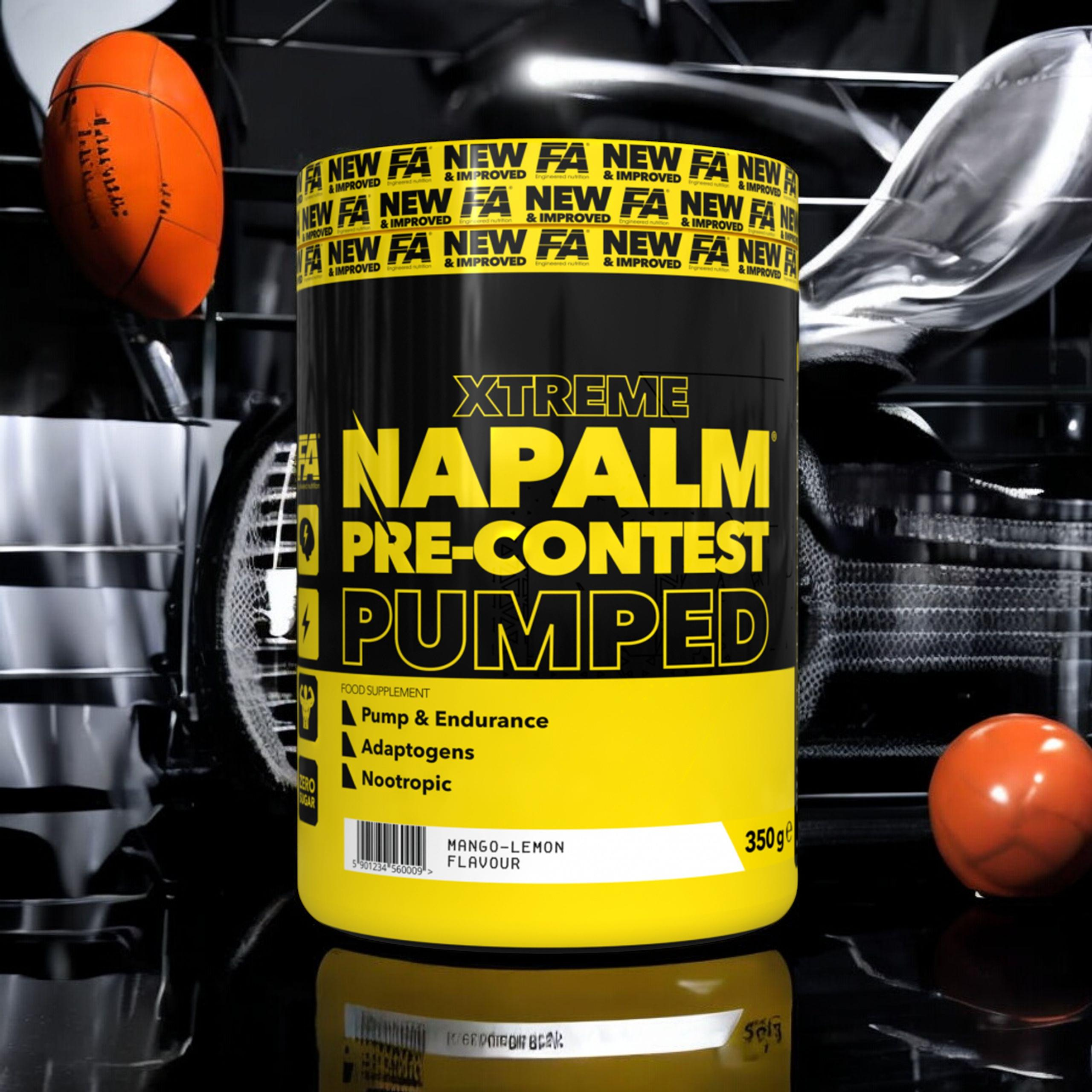 FITNESS AUTHORITY Napalm Pre-Contest Pumped - 3x 350g
