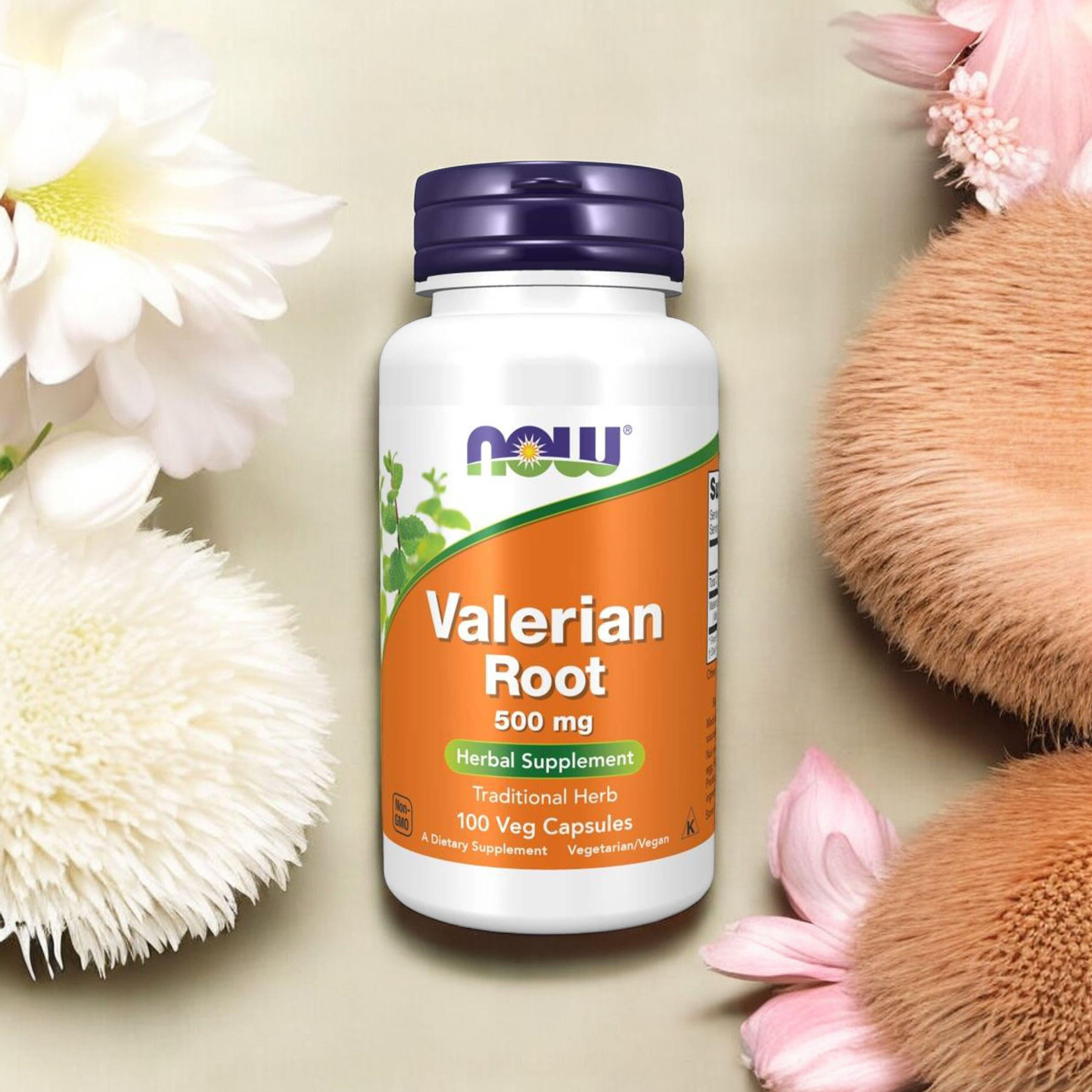 NOW Valerian Root 500mg - 3x 100vcaps