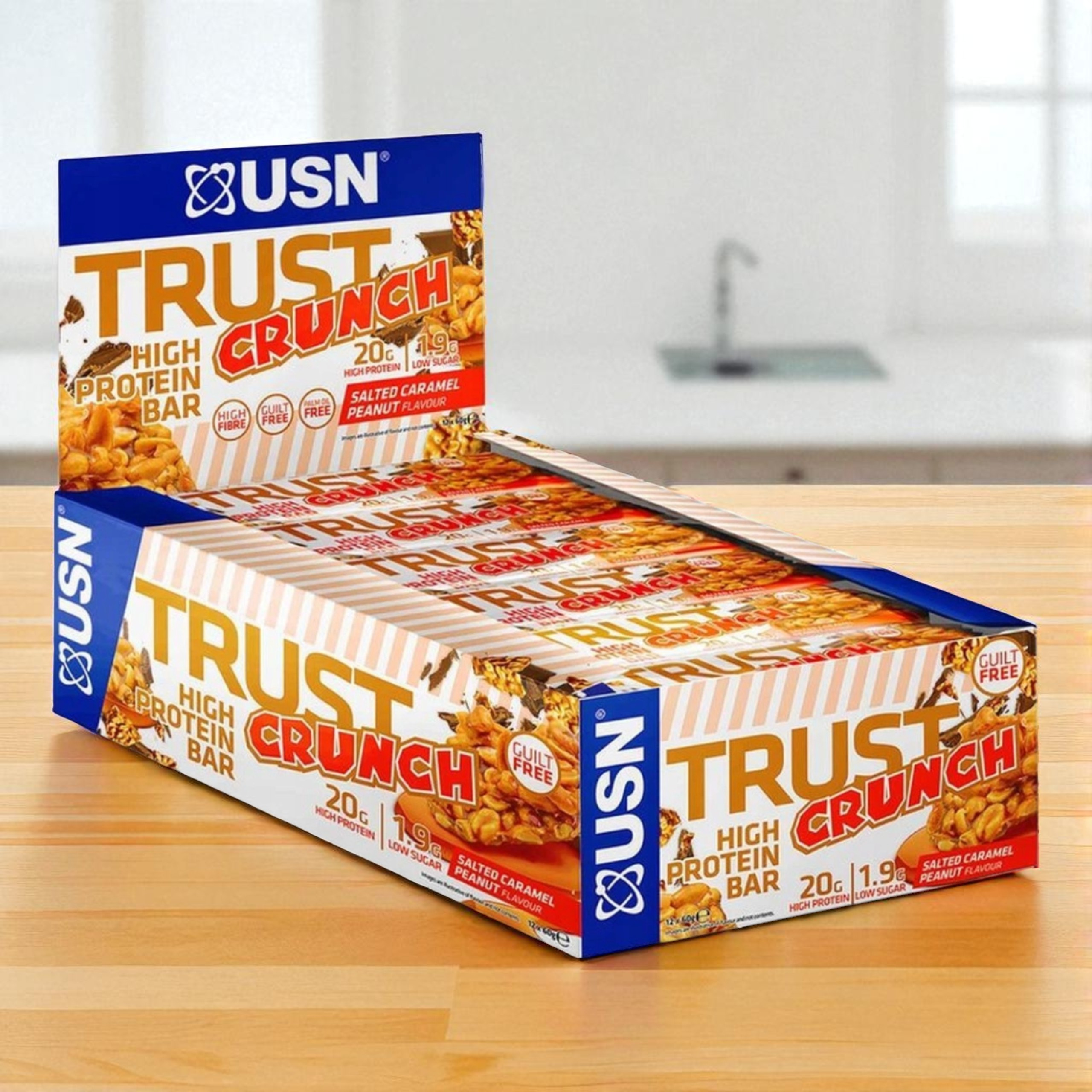 USN - Trust Crunch - 12x 60g - WYPRZEDAŻ - 31-03