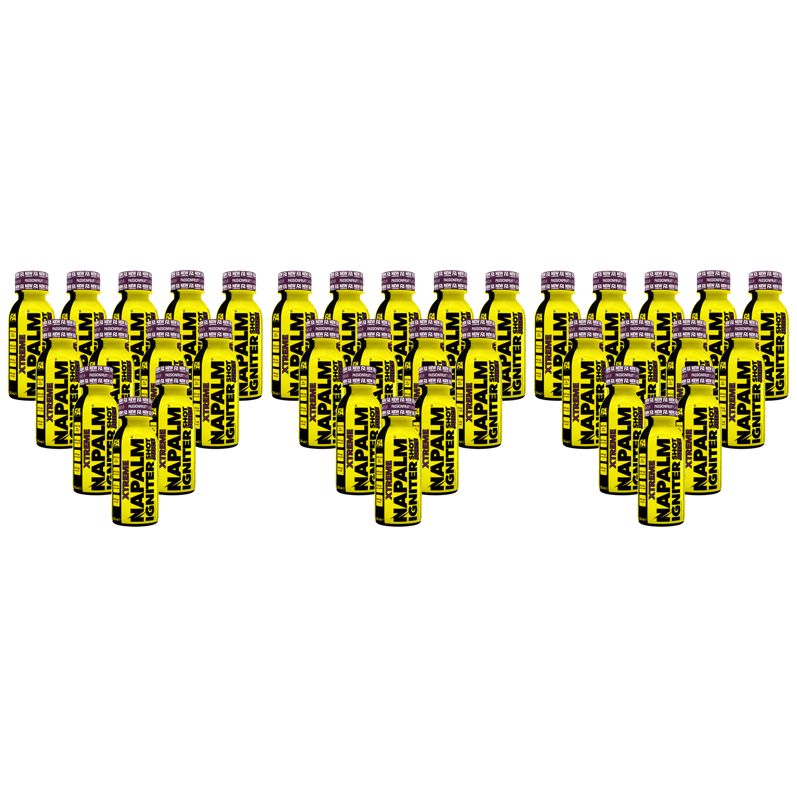FITNESS AUTHORITY - Napalm Igniter Juice Shot - 12x 3x 120ml