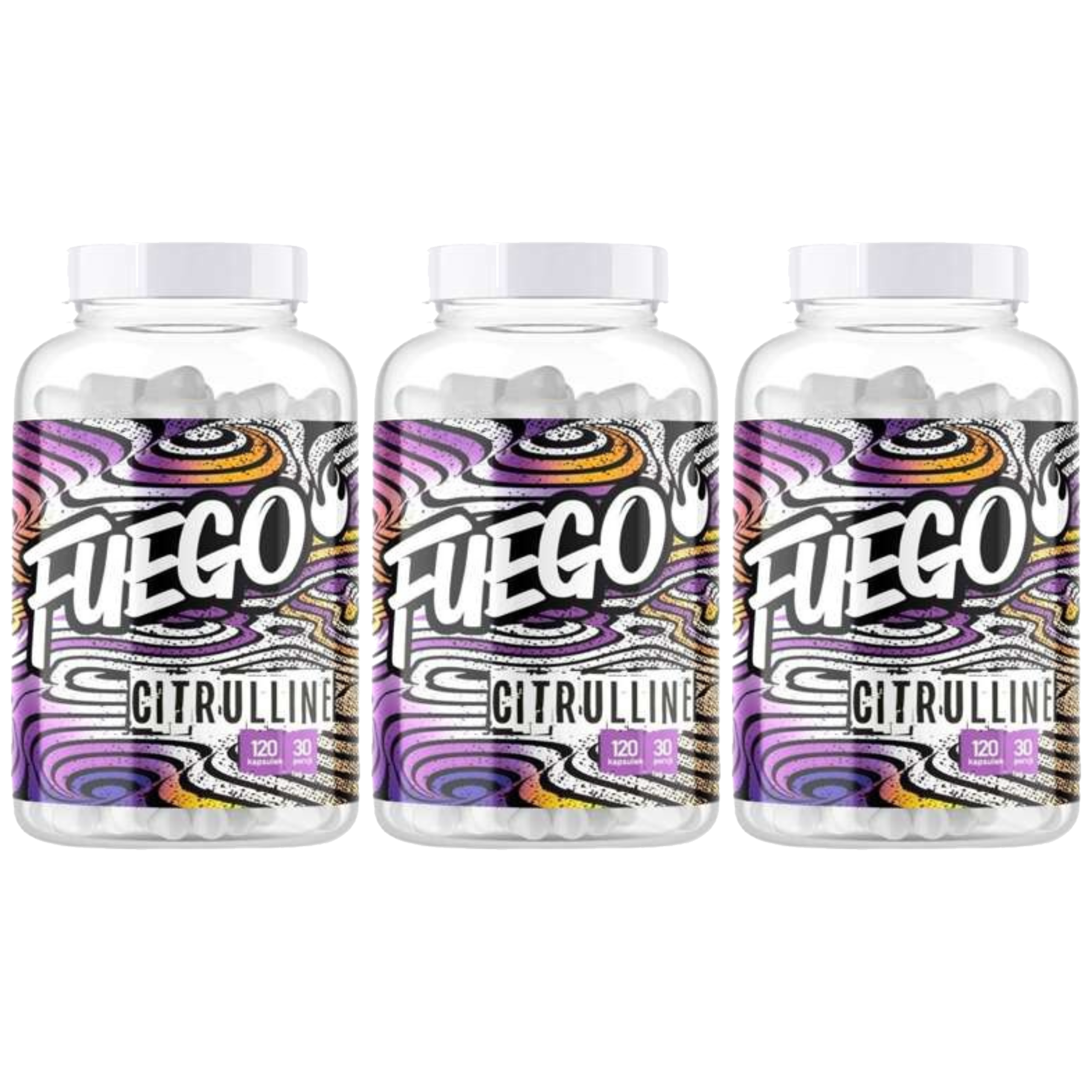 FUEGO - Citrulline - 3x 120caps.