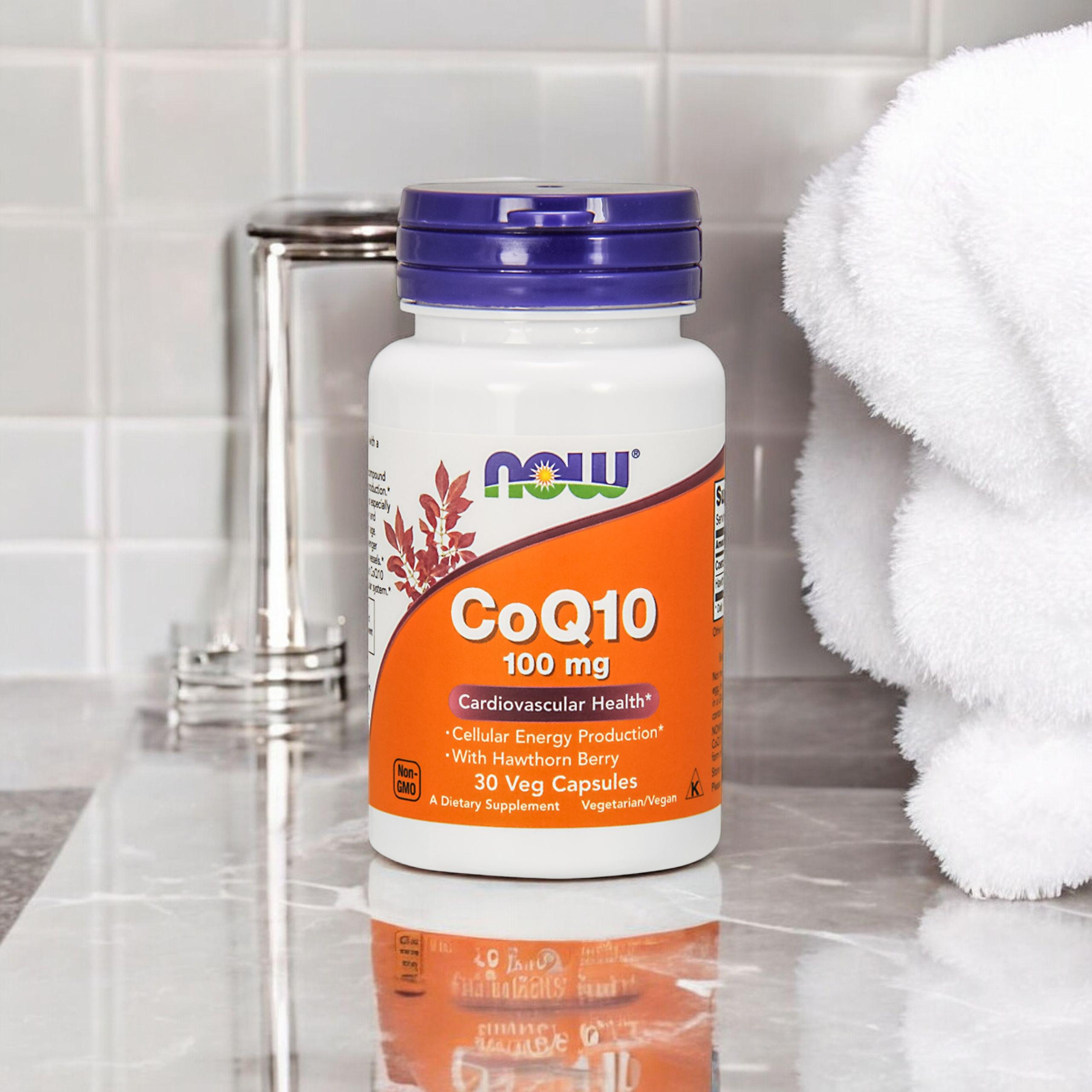 NOW CoQ10 ( Koenzym Q10 ) 100mg - 30vegcaps