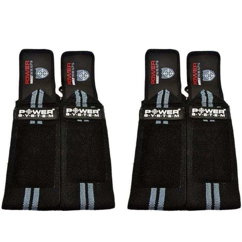 POWER SYSTEM Taśma - Wrist Wraps - 2x 45 cm