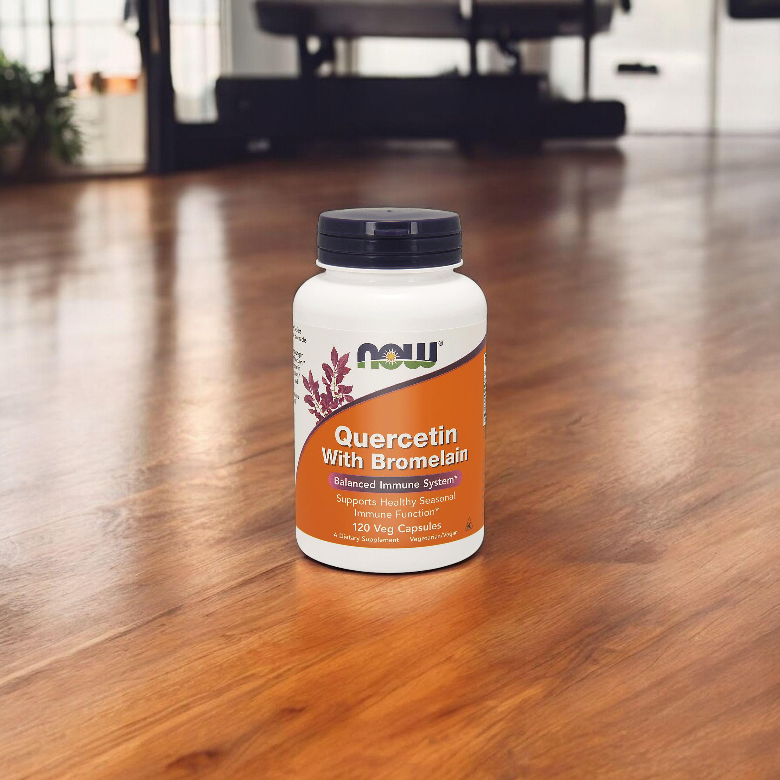 NOW Quercetin With Bromelain - 3x 120vcaps