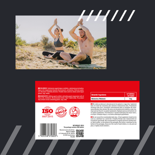 MP NUTRITION Melatonin 1mg - 300tabs - Melatonina