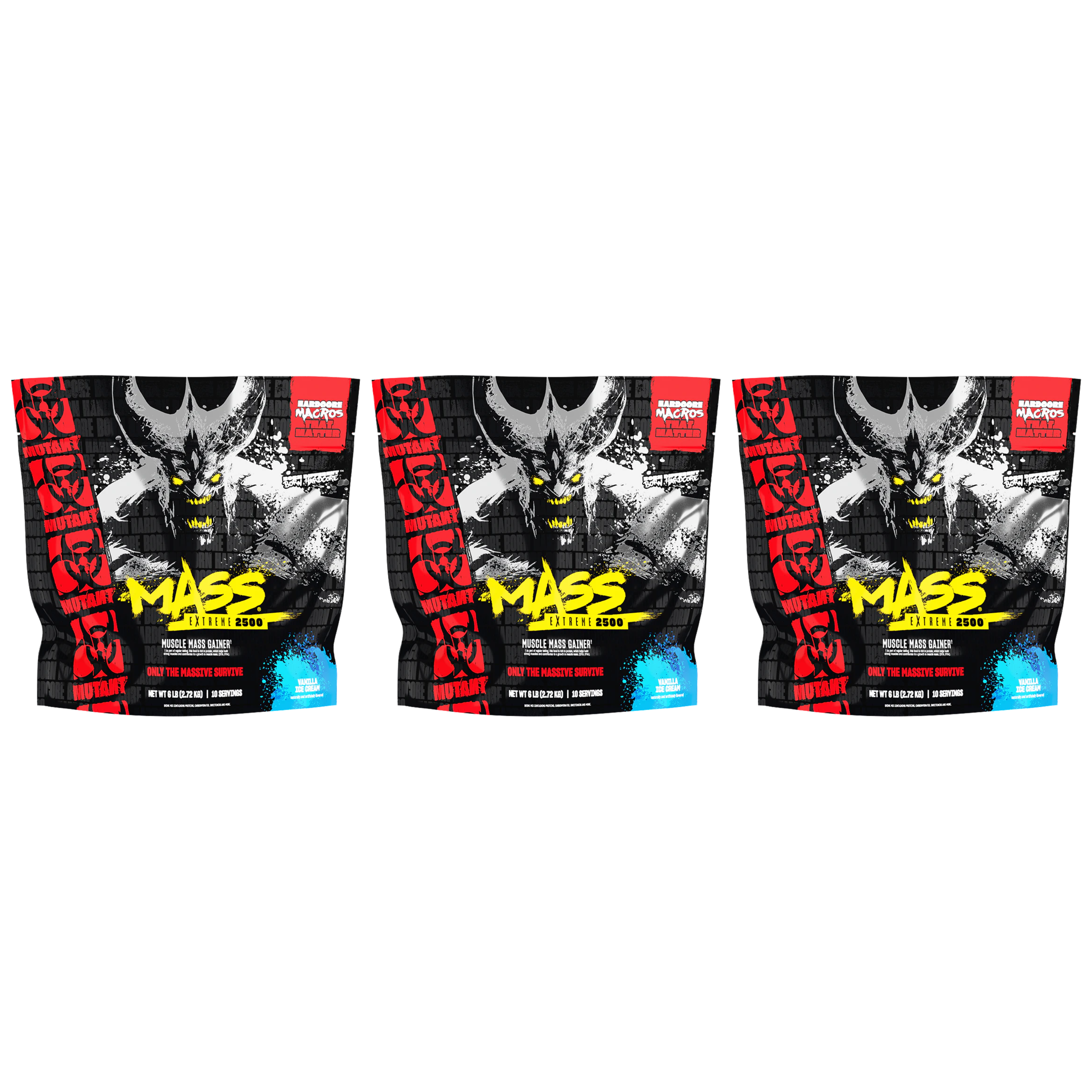 PVL Mutant Mass XXXtreme - 3x 2720g